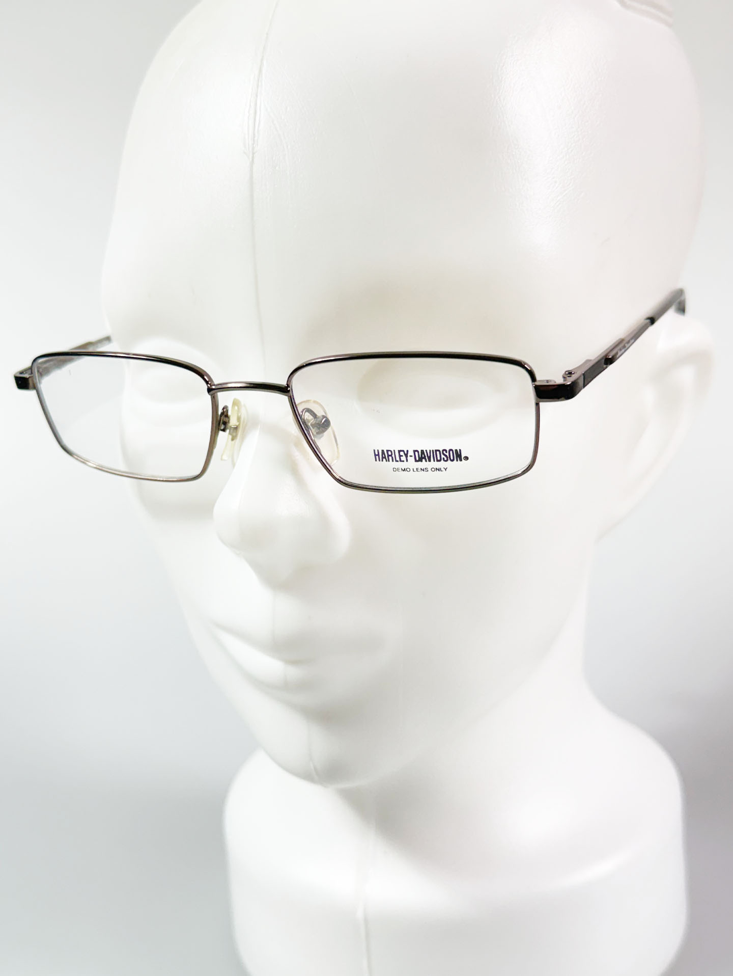 HARLEY-DAVIDSON Slim Square Metal Frame Glasses