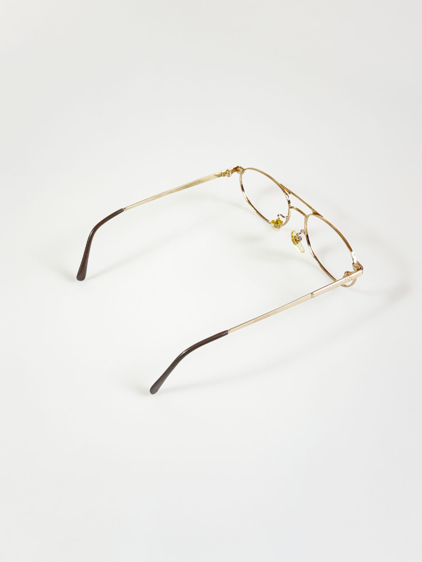 Marelli Gold Square Metal Boeing Frame Glasses