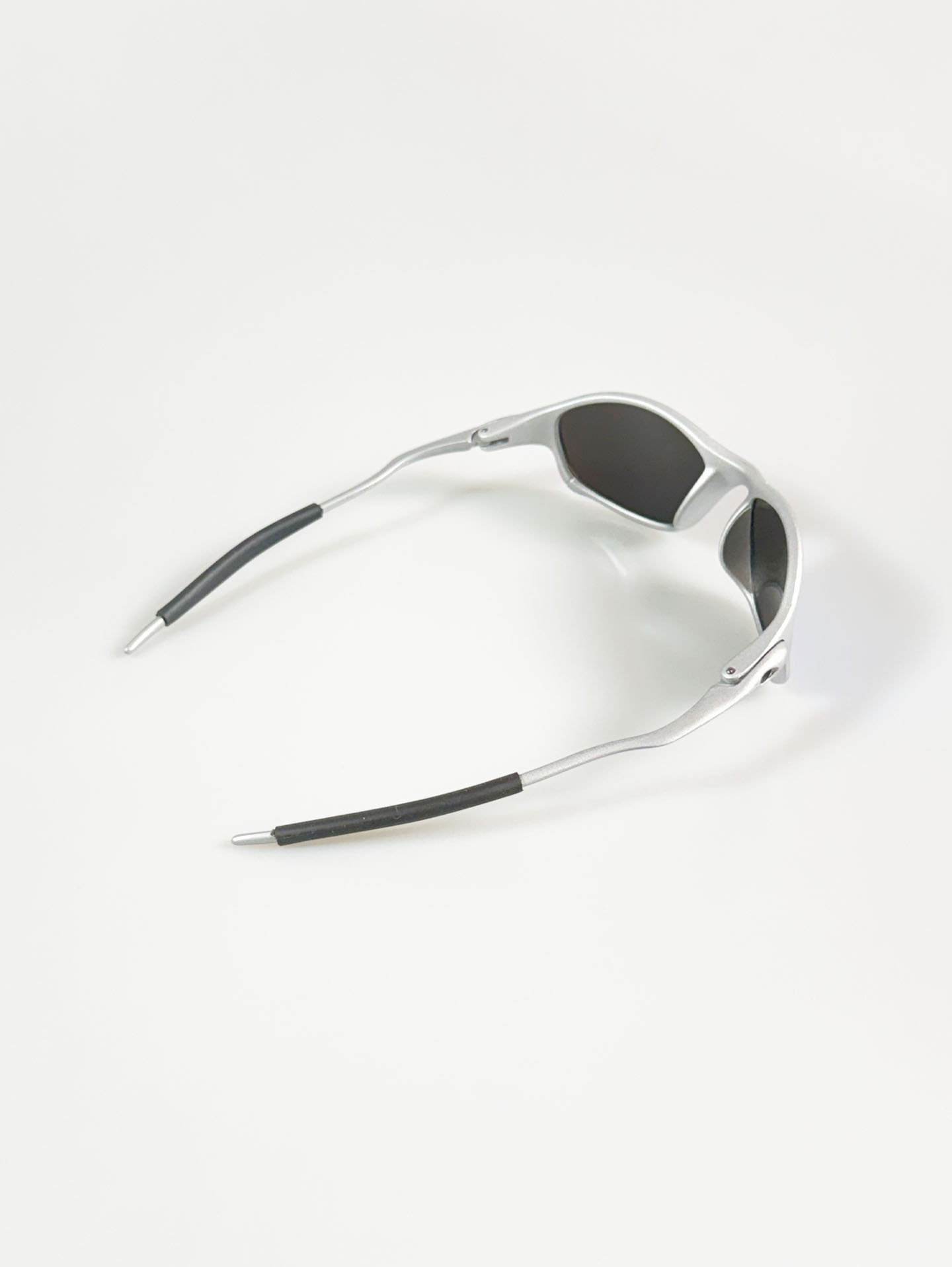 Silver Wraparound Sport Shield Frame Sunglasses