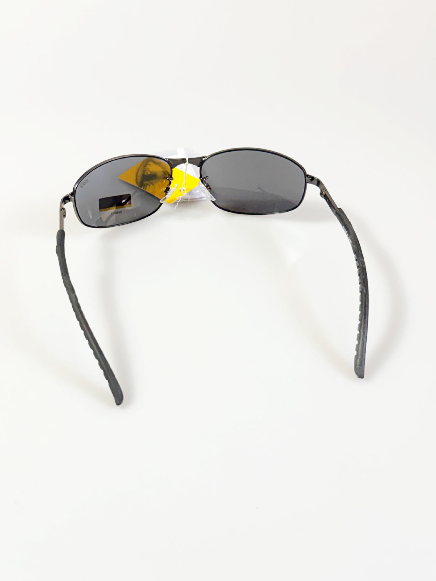 SS EYEWEAR Gunmetal Slim Oval Metal Frame Sunglasses