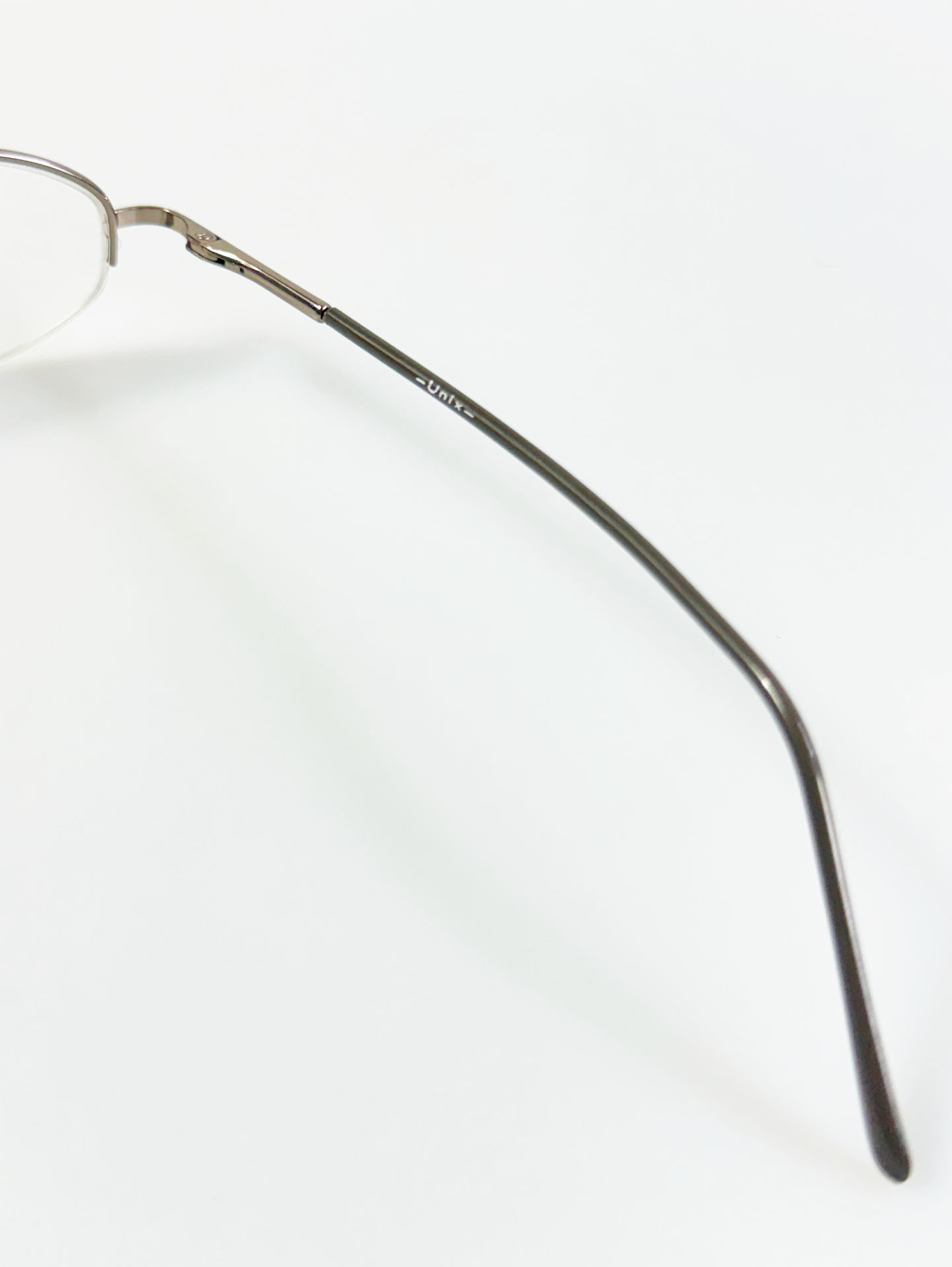 UNIX Half-Rim Silver-Gold Oval Metal Glasses