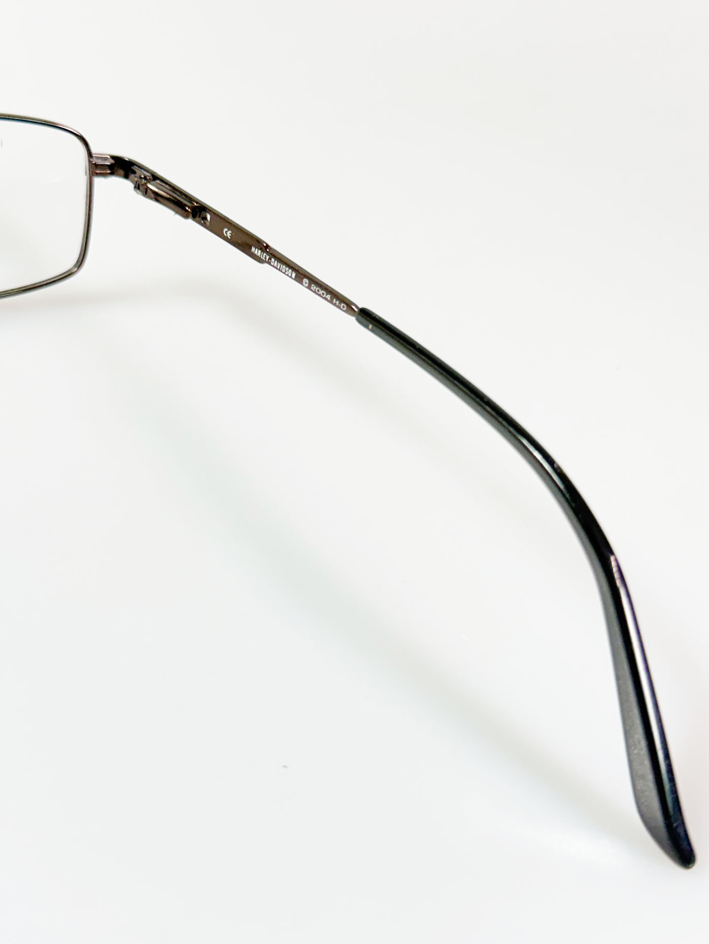 HARLEY-DAVIDSON Slim Square Metal Frame Glasses