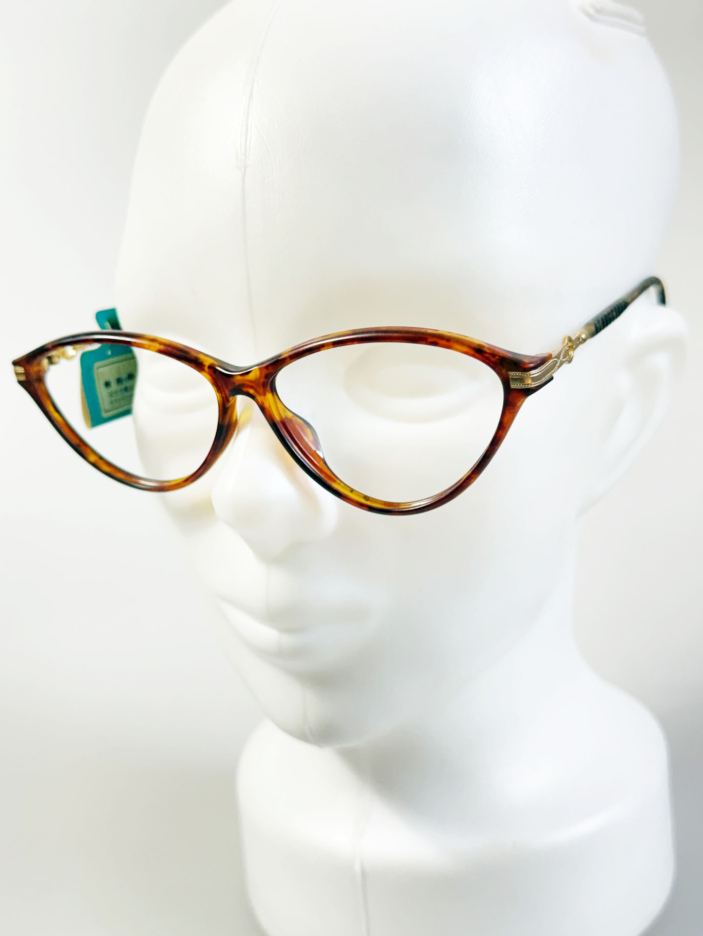 90's CHIEF Tortoiseshell Cat-Eye Horn-Rim Frame Glasses