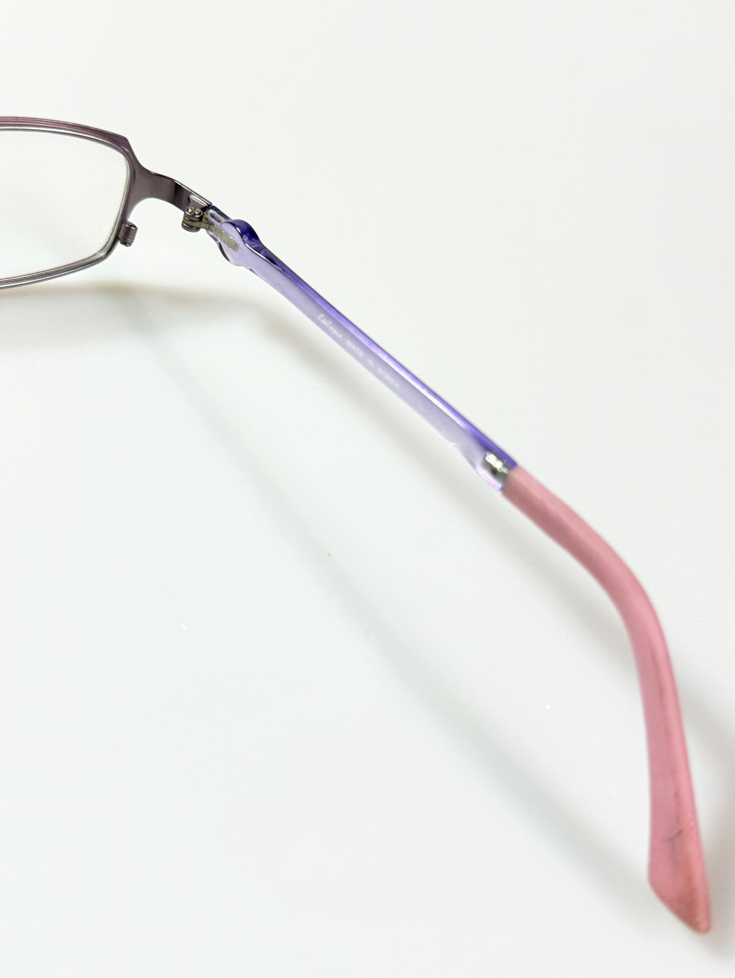 EPILOGUE Slim Square Metal Frame Glasses