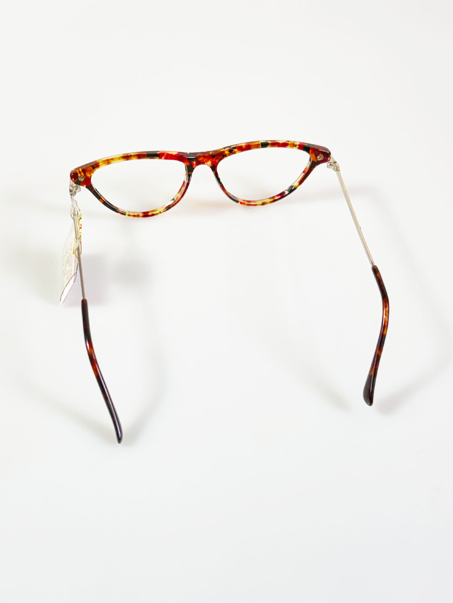 90's SEVA SCHAN Cat-Eye Horn-Rim Frame Glasses