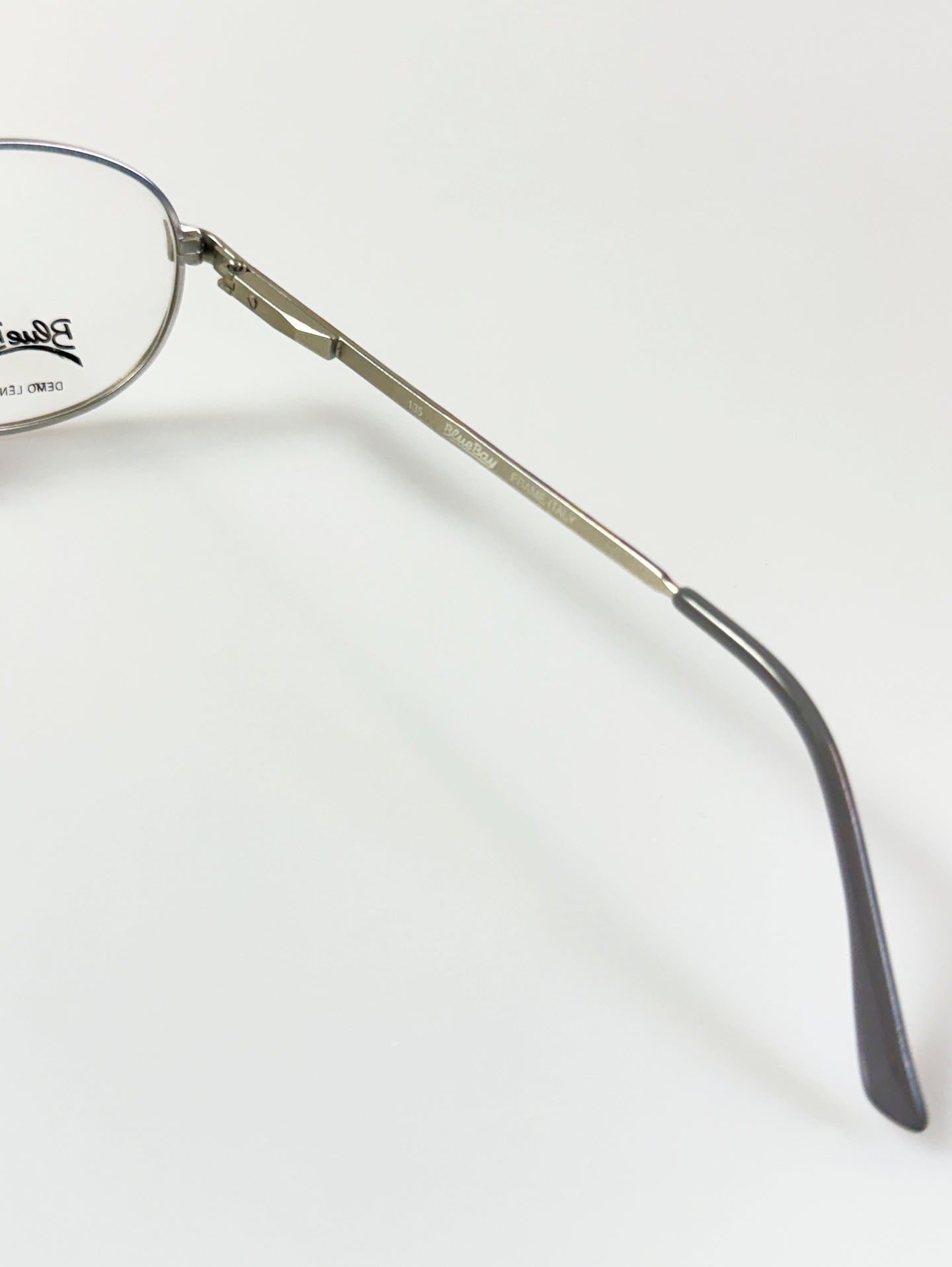 90’s BlueBay Silver Tone Slim Oval Metal Glasses