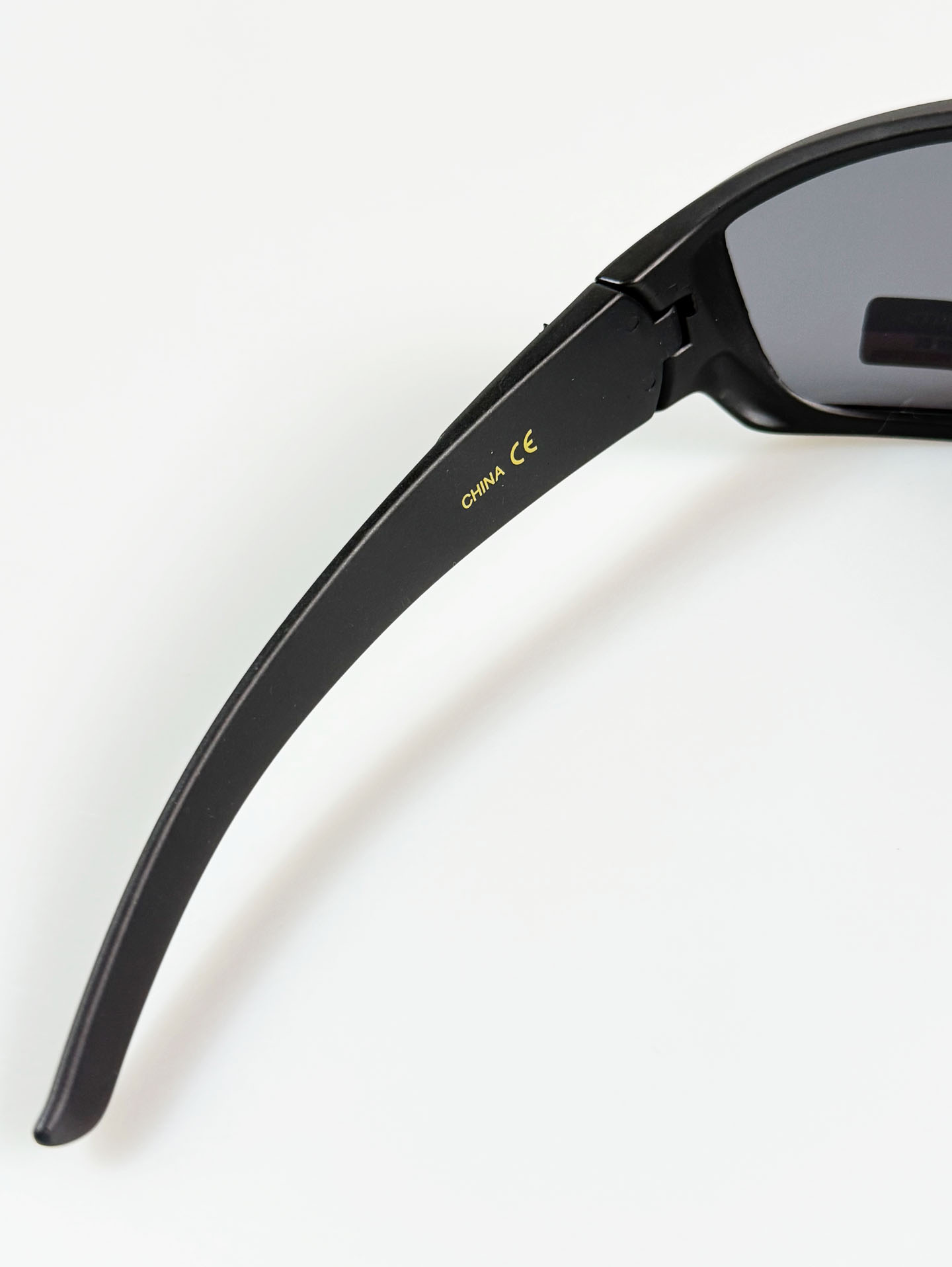 CHOPPERS Wraparound Matte Black Square Frame Sunglasses