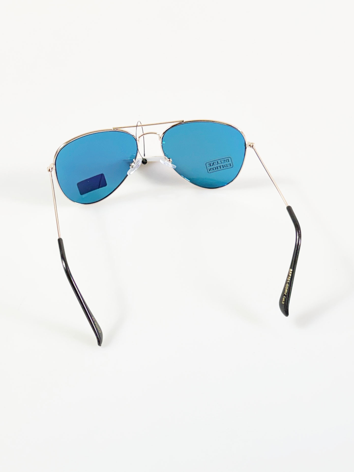 AIR FORCE Gold Aviator Metal Mirror Sunglasses