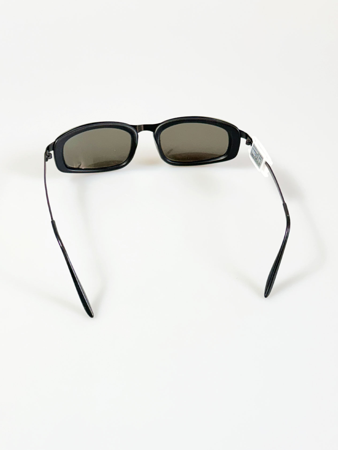 90's CHAPLIN LA PARIS Black Square Combination Frame Sunglasses