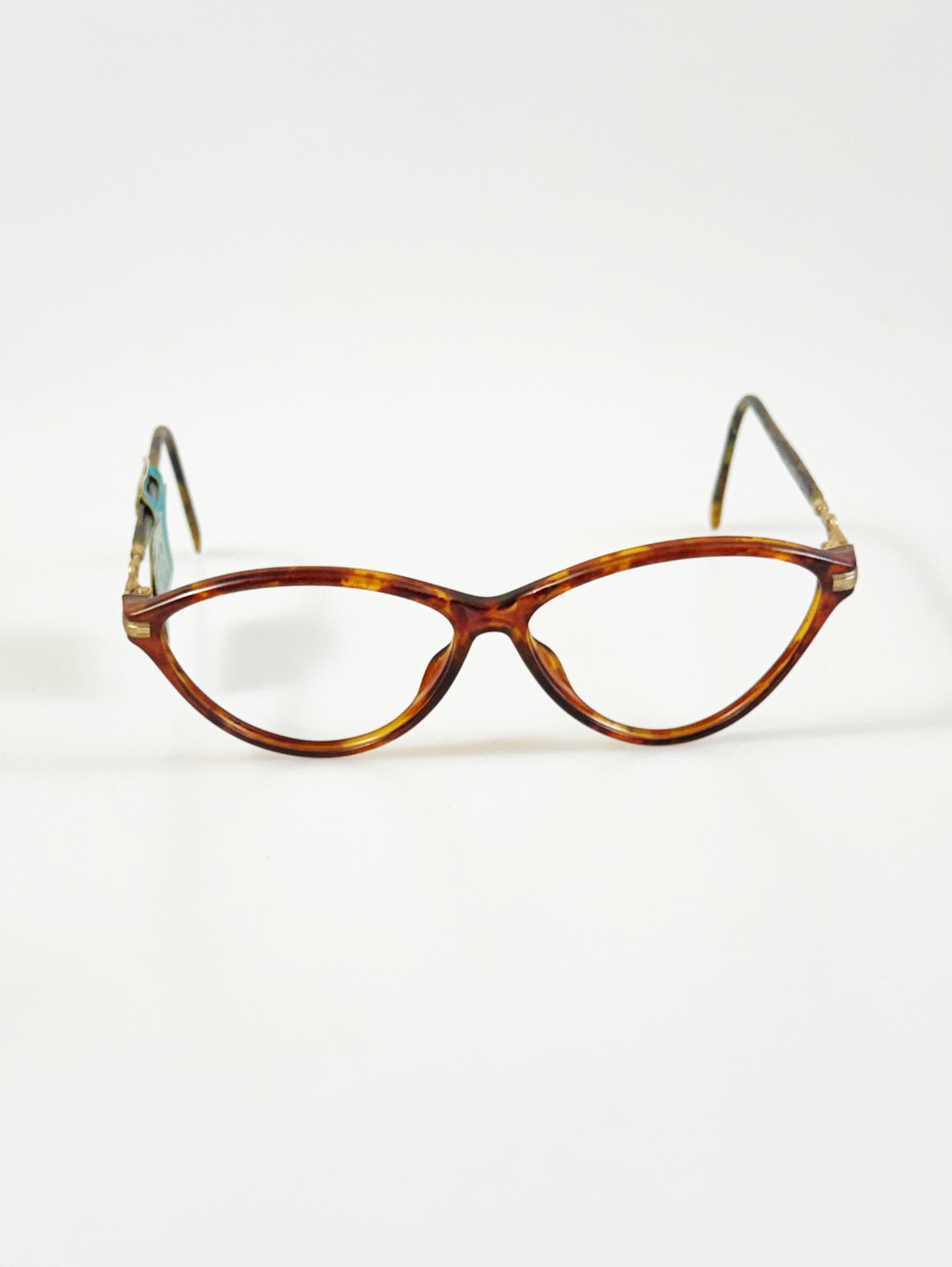90's CHIEF Tortoiseshell Cat-Eye Horn-Rim Frame Glasses