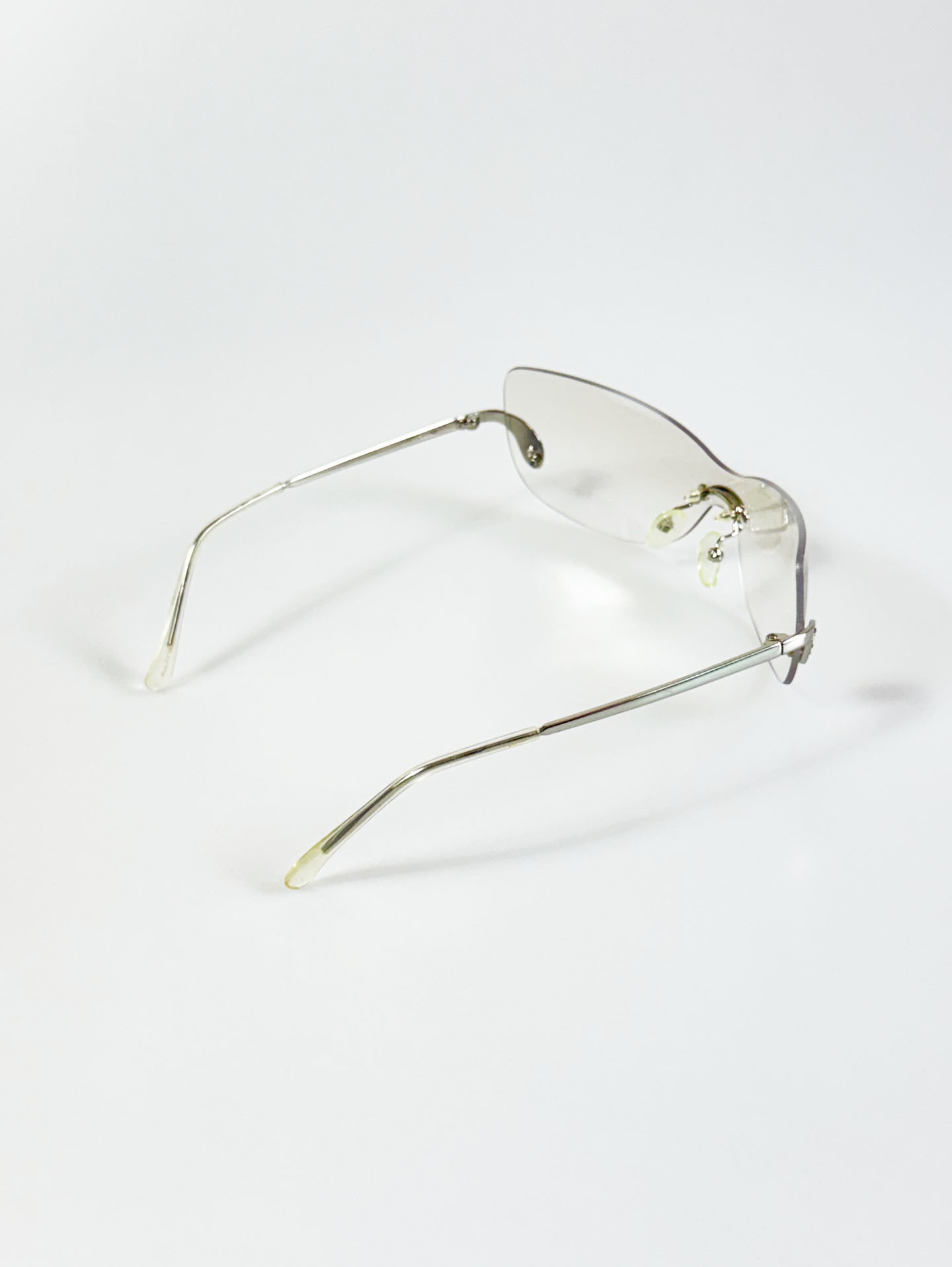 CAPRIO Rimless Shield Wrap Goggle Sunglasses