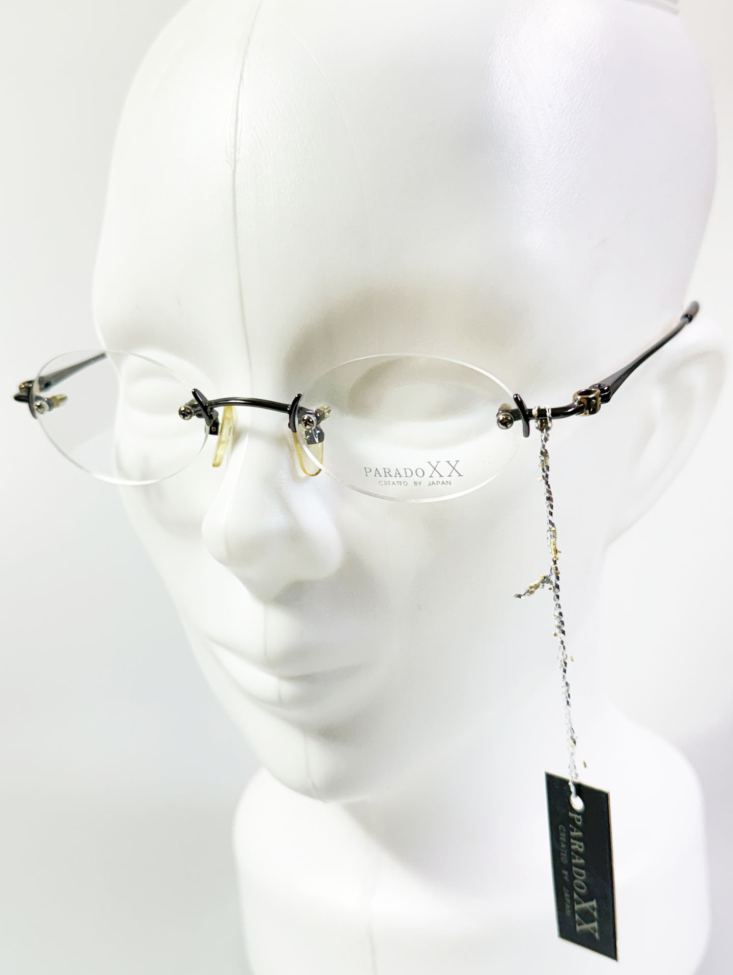 PARADOXX Rimless Oval Titanium Frame Glasses