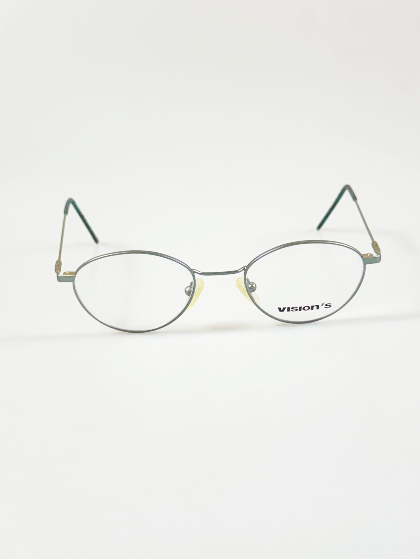 Vision’s Slim Oval Blue Tone Metal Glasses