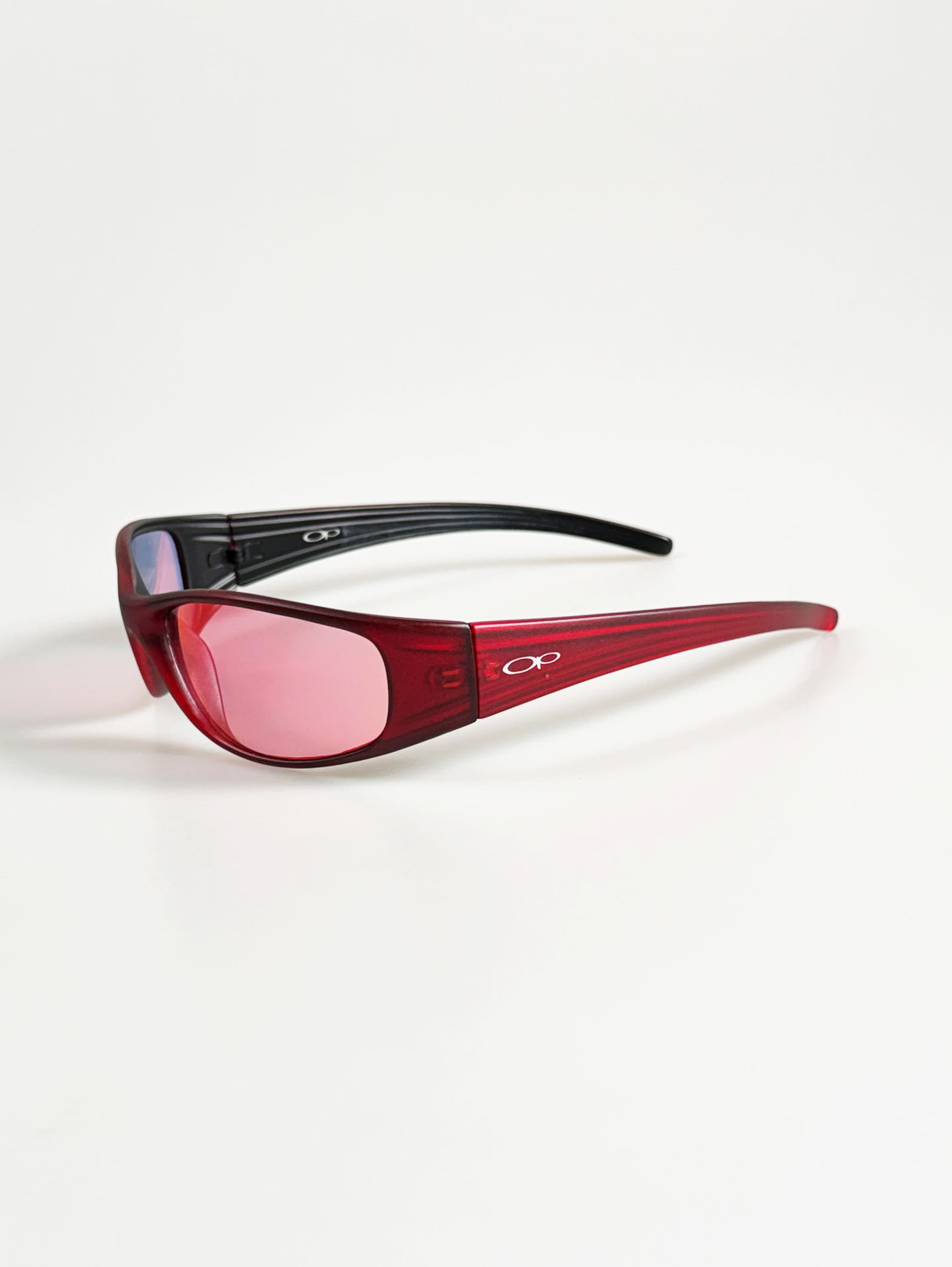 OCEAN PACIFIC Burgundy Wraparound Sport Tint Sunglasses