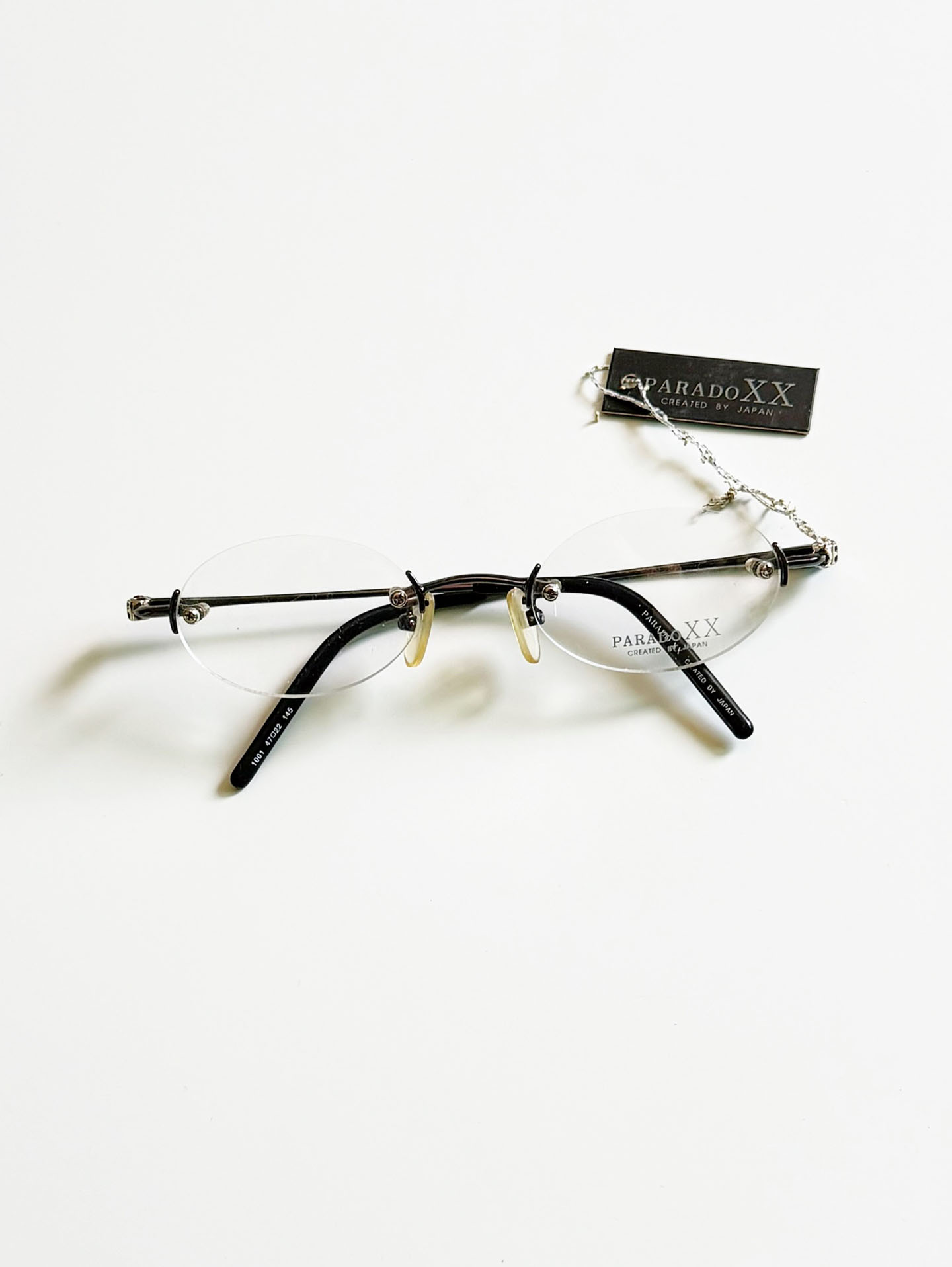PARADOXX Rimless Oval Titanium Frame Glasses