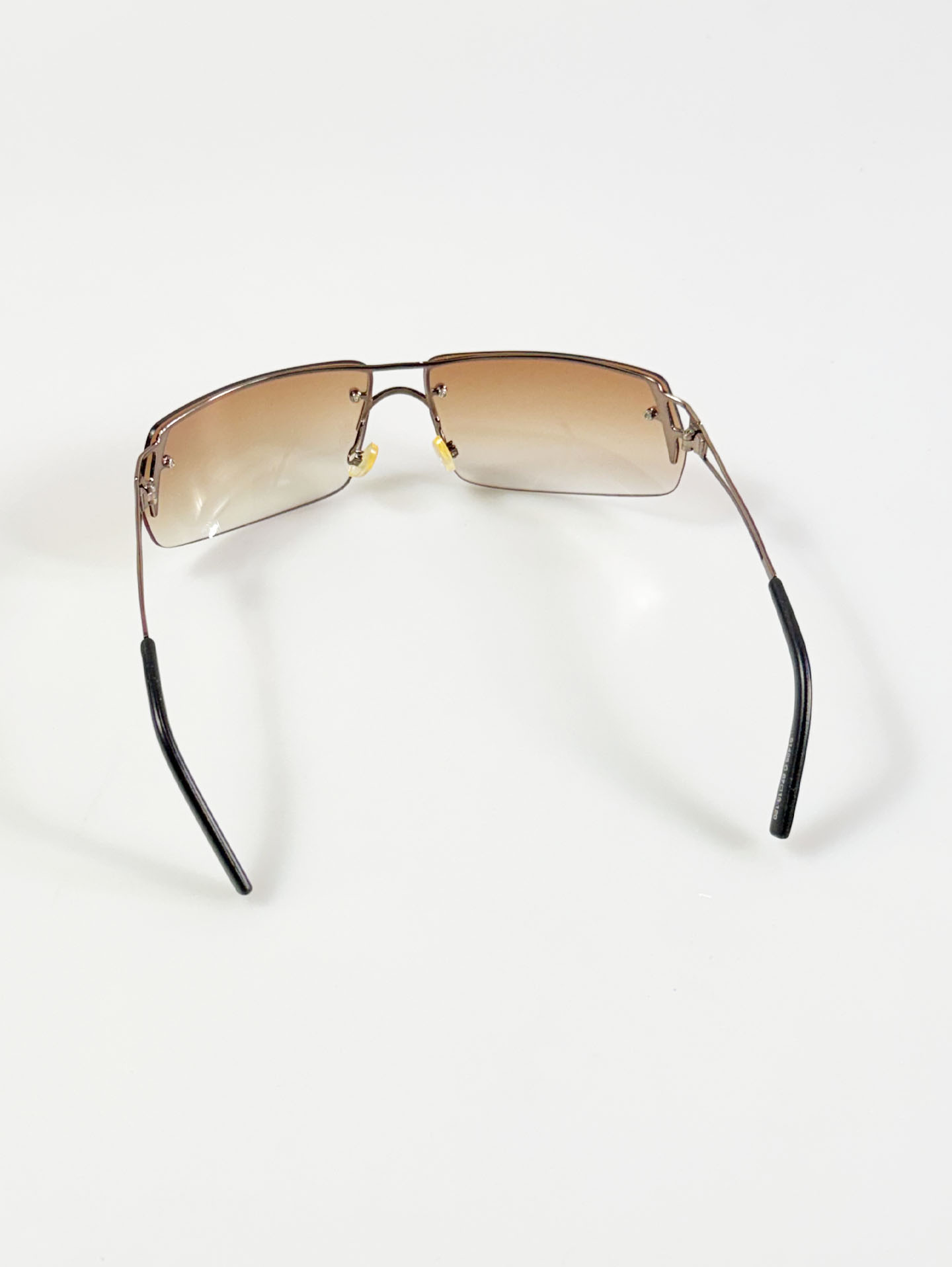 INKOGNITO Rimless Double Bridge Metal Tint Sunglasses