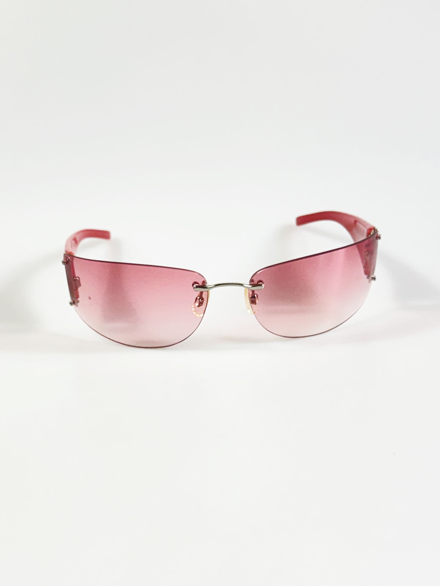 PARIM Rimless Shield Wraparound Tint Sunglasses