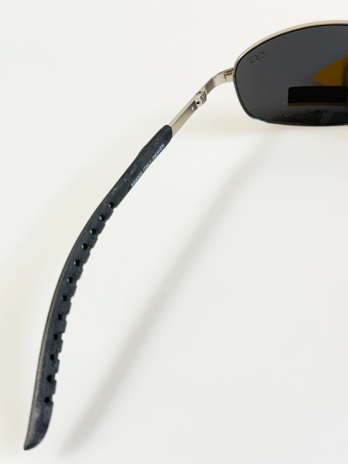 SS EYEWEAR Silver Slim Square Metal Frame Sunglasses