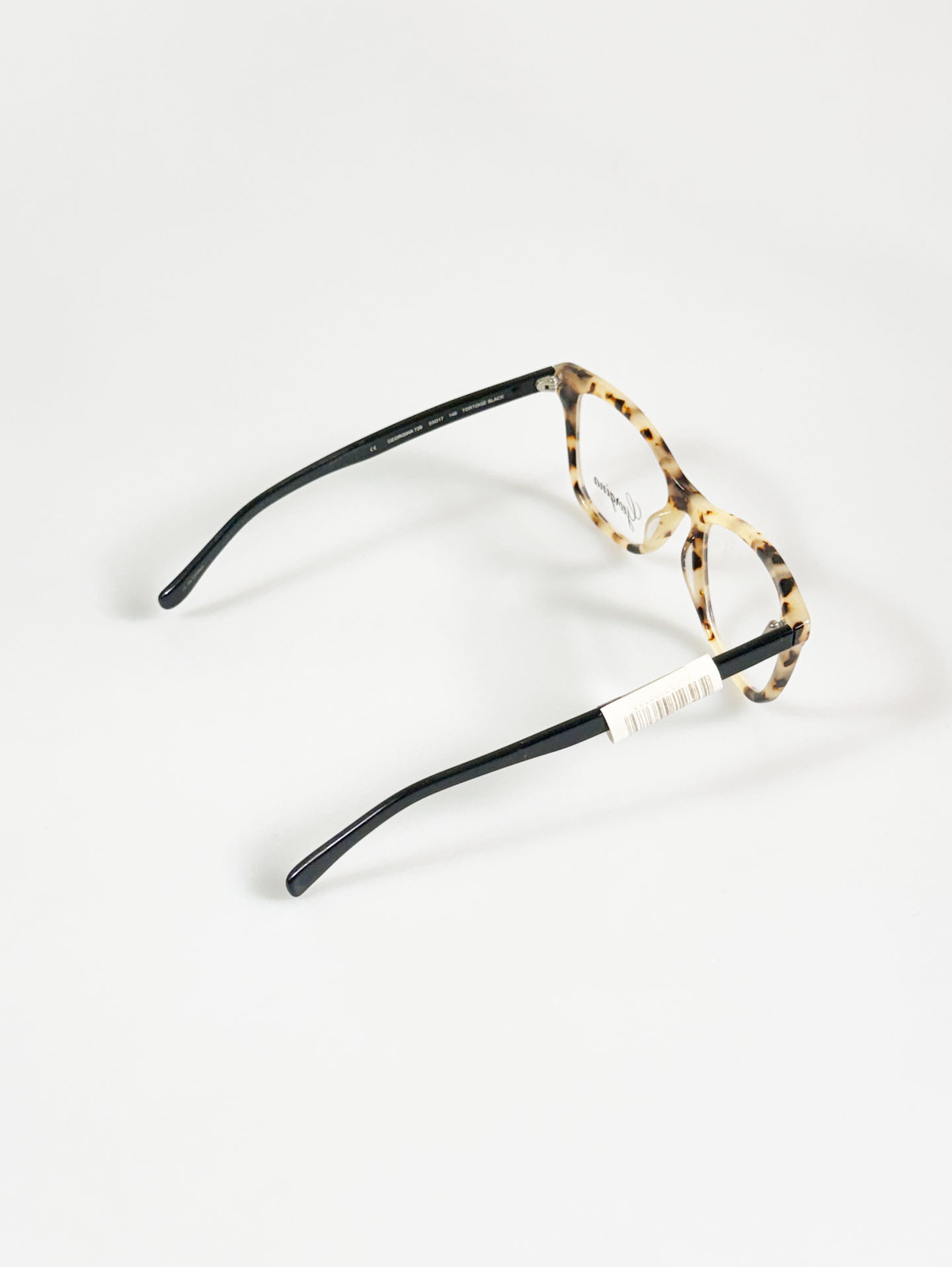 GEORGINA Cat-Eye Tortoise Horn-Rim Frame Glasses