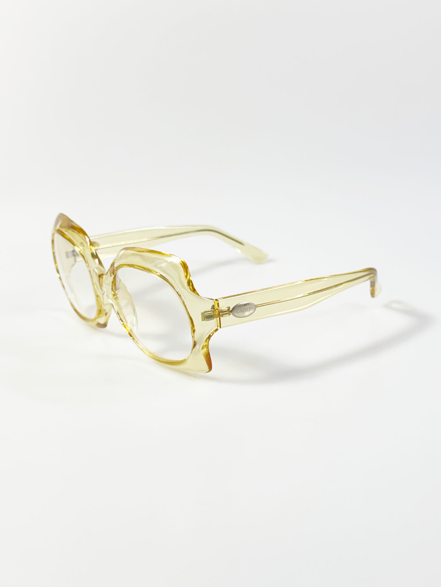 CAPRIO Oversized Bold Square Acetate Tinmted Sunglasses