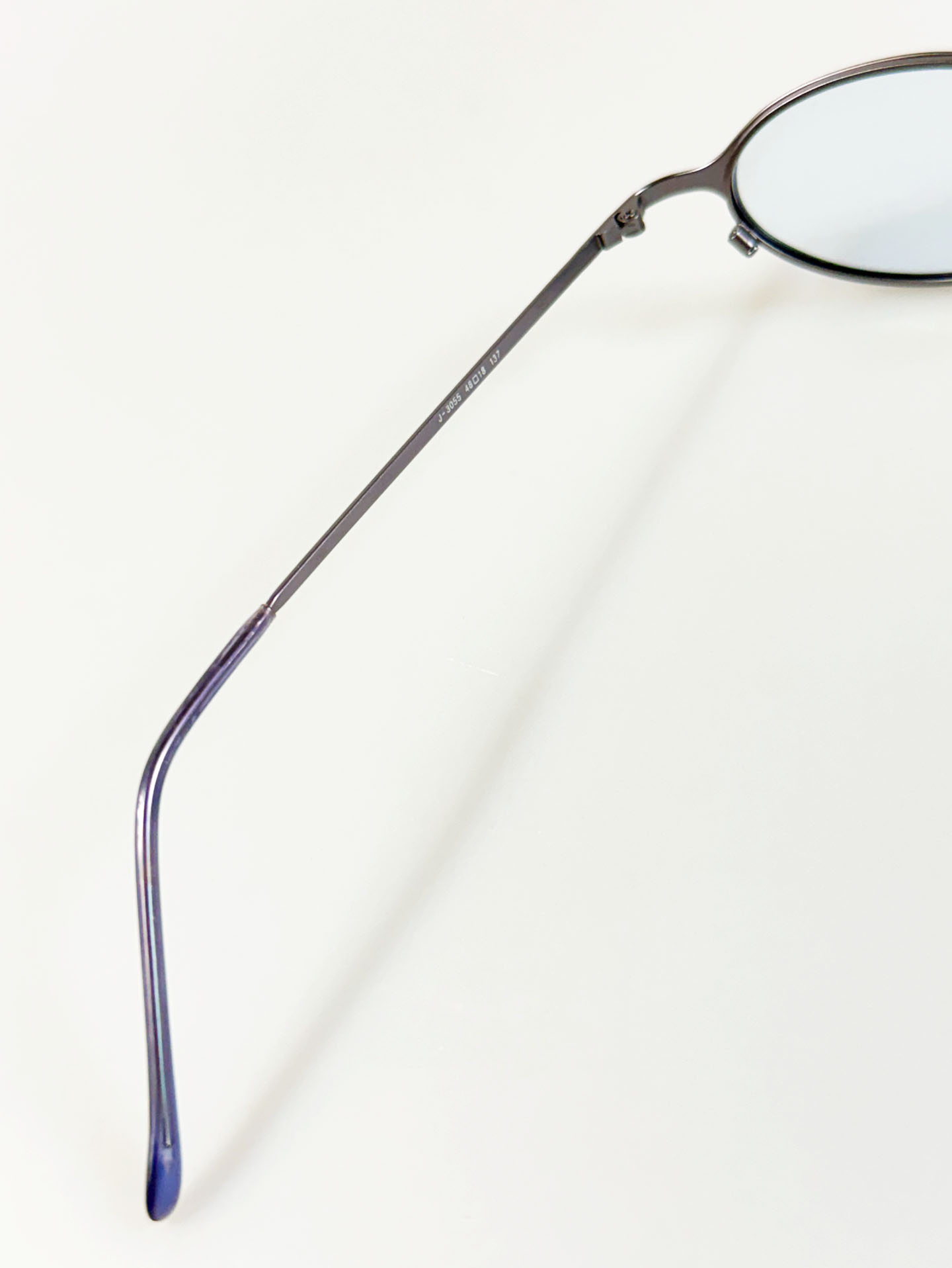 JEEP Blue Slim Oval Metal Tint Glasses