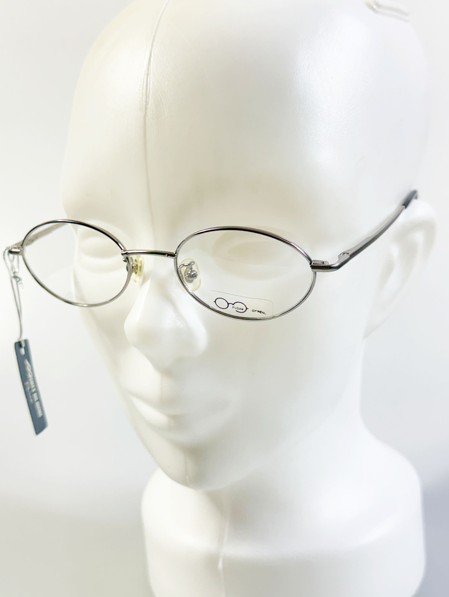MONT BLANC PARIS Silver Slim Oval Metal Frame Glasses