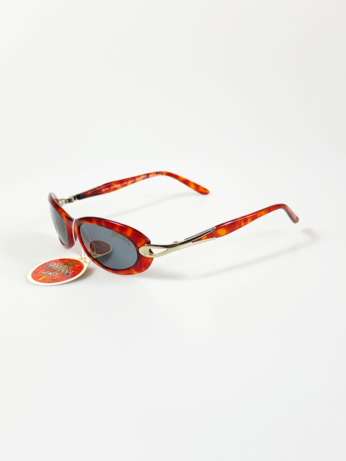 90’s SANTANA Tortoiseshell Oval Frame Sunglasses