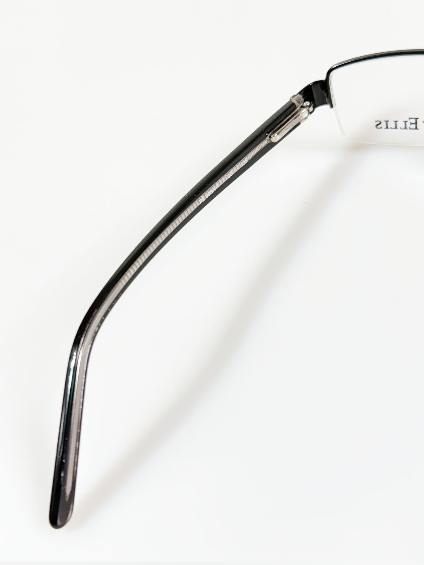 Perry Ellis Semi-Rimless Square Metal Frame Glasses