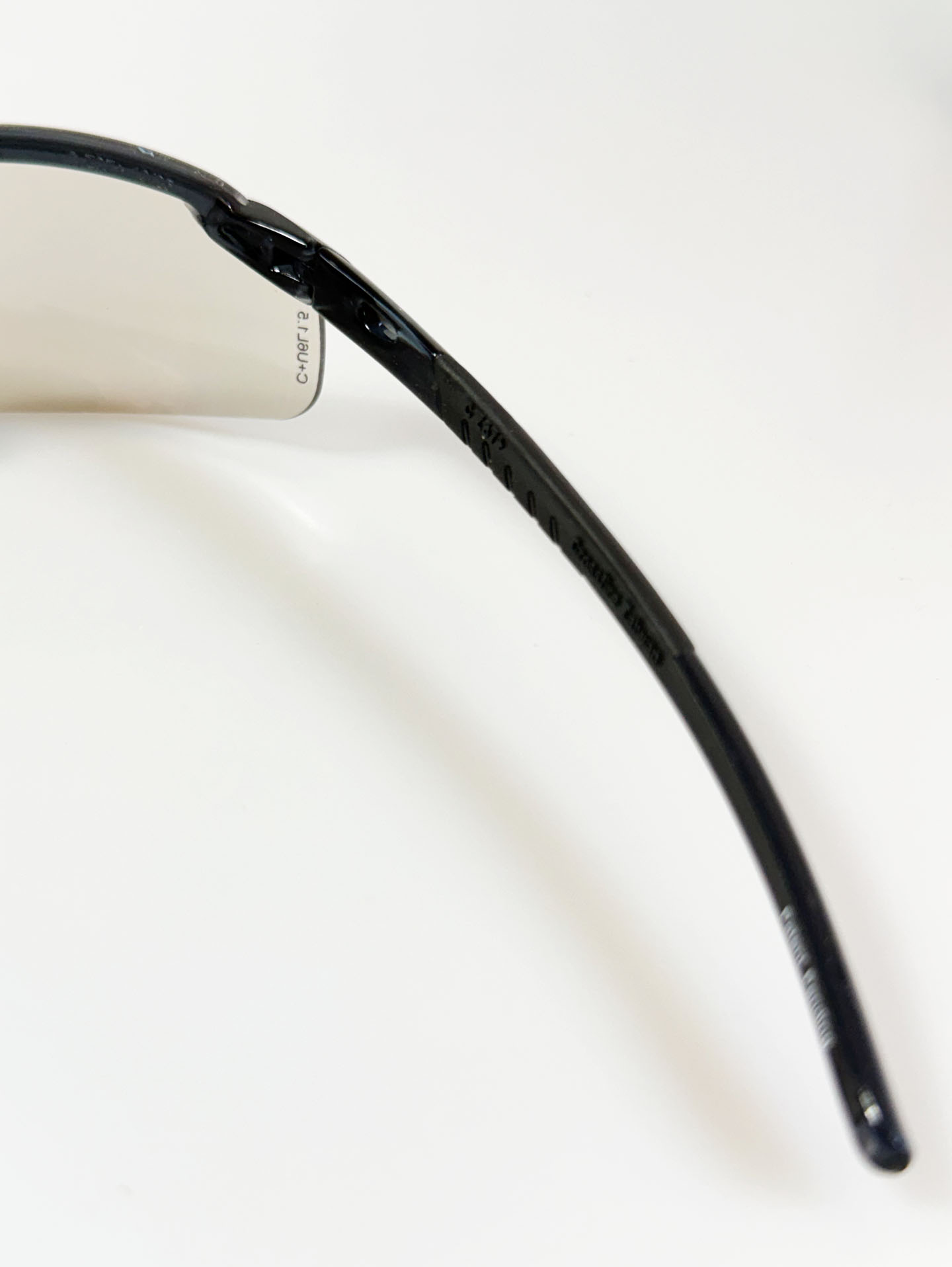 CROSS FIRE Black Semi-Rimless Sport Wrap Sunglasses