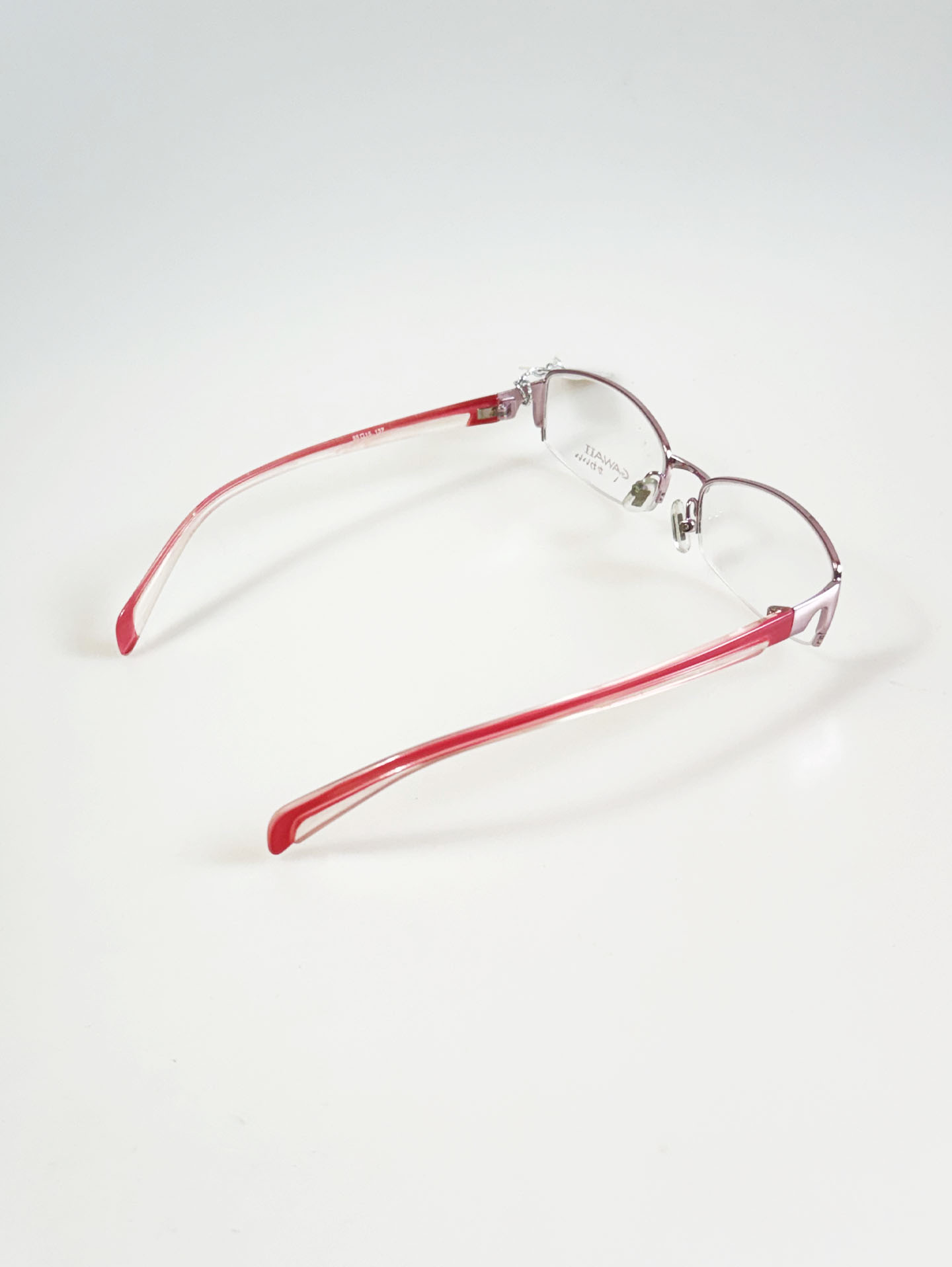 GAWAII Titanium Semi-Rimless Glasses Collection Series 02.