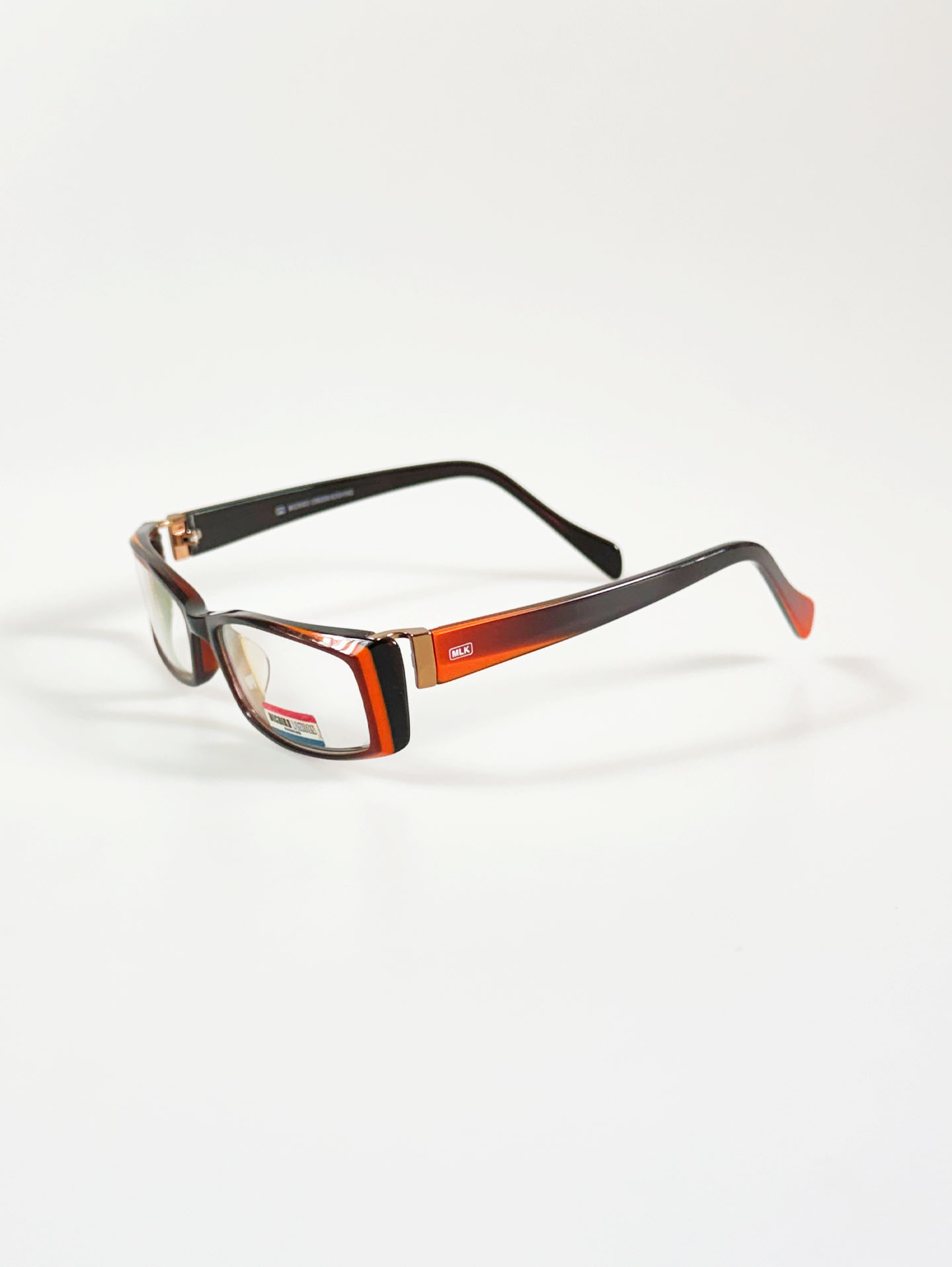 90's MICHIKO LONDON Square Horn-Rim Glasses