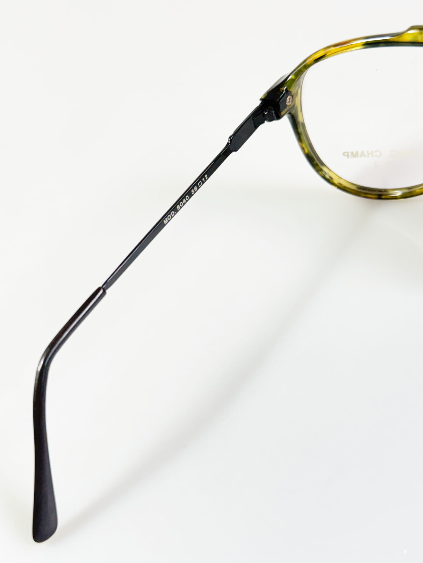 90's LONG CHAMP Marble Boeing Square Frame Glasses