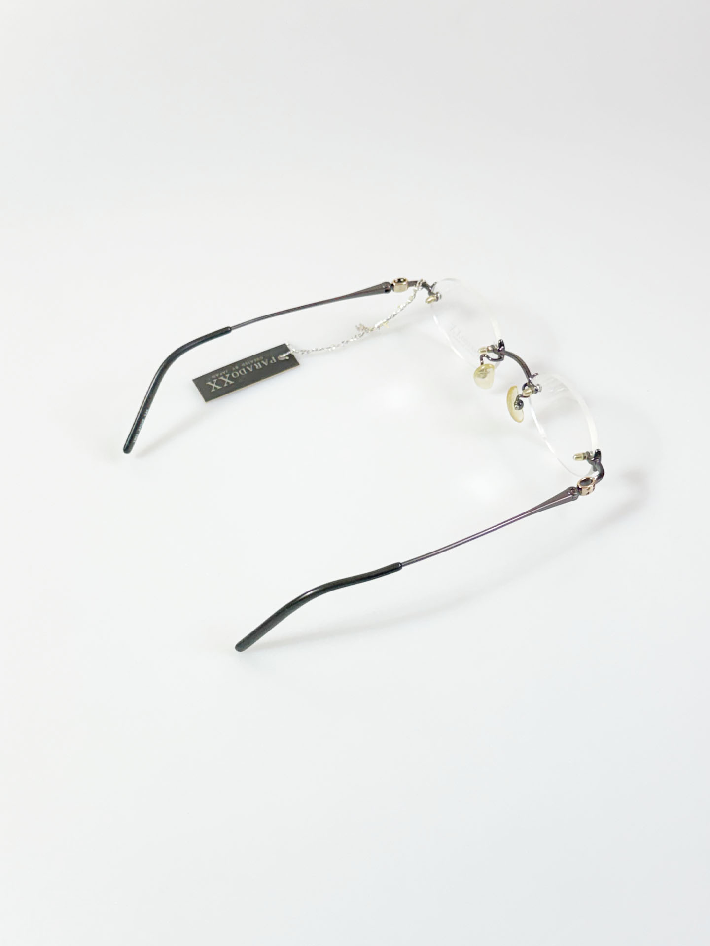 PARADOXX Rimless Oval Titanium Frame Glasses