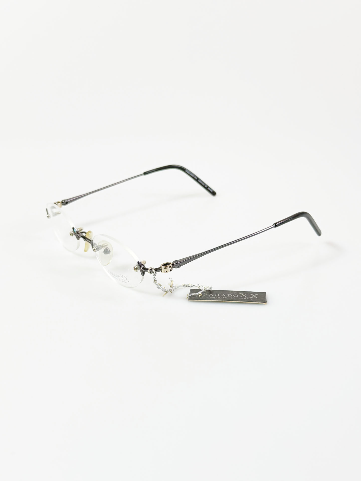 PARADOXX Rimless Oval Titanium Frame Glasses
