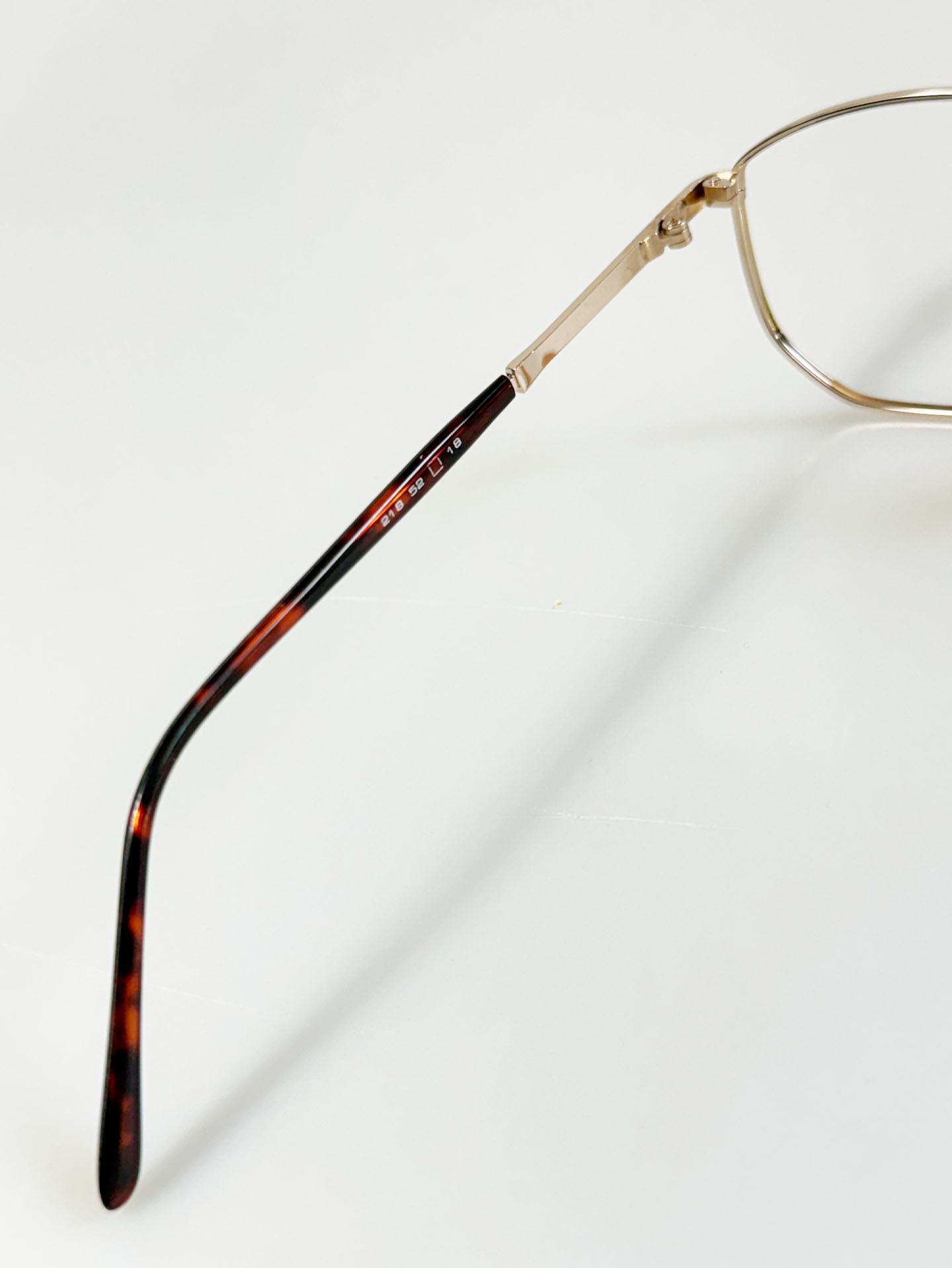 PABINNA Gold Slim Geometric Square Metal Glasses