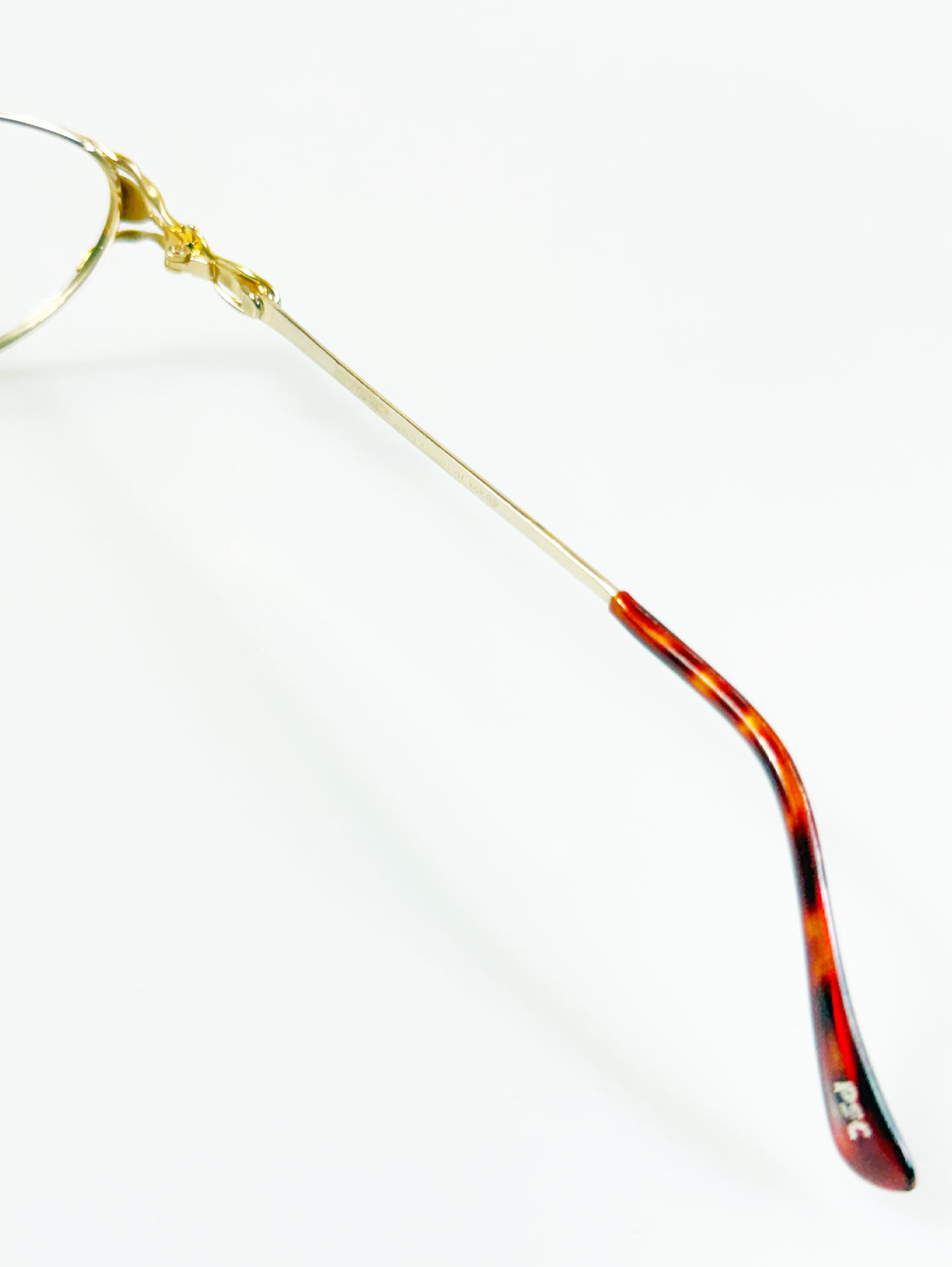 90’s P.S.C FASHION Gold Oval Metal Glasses