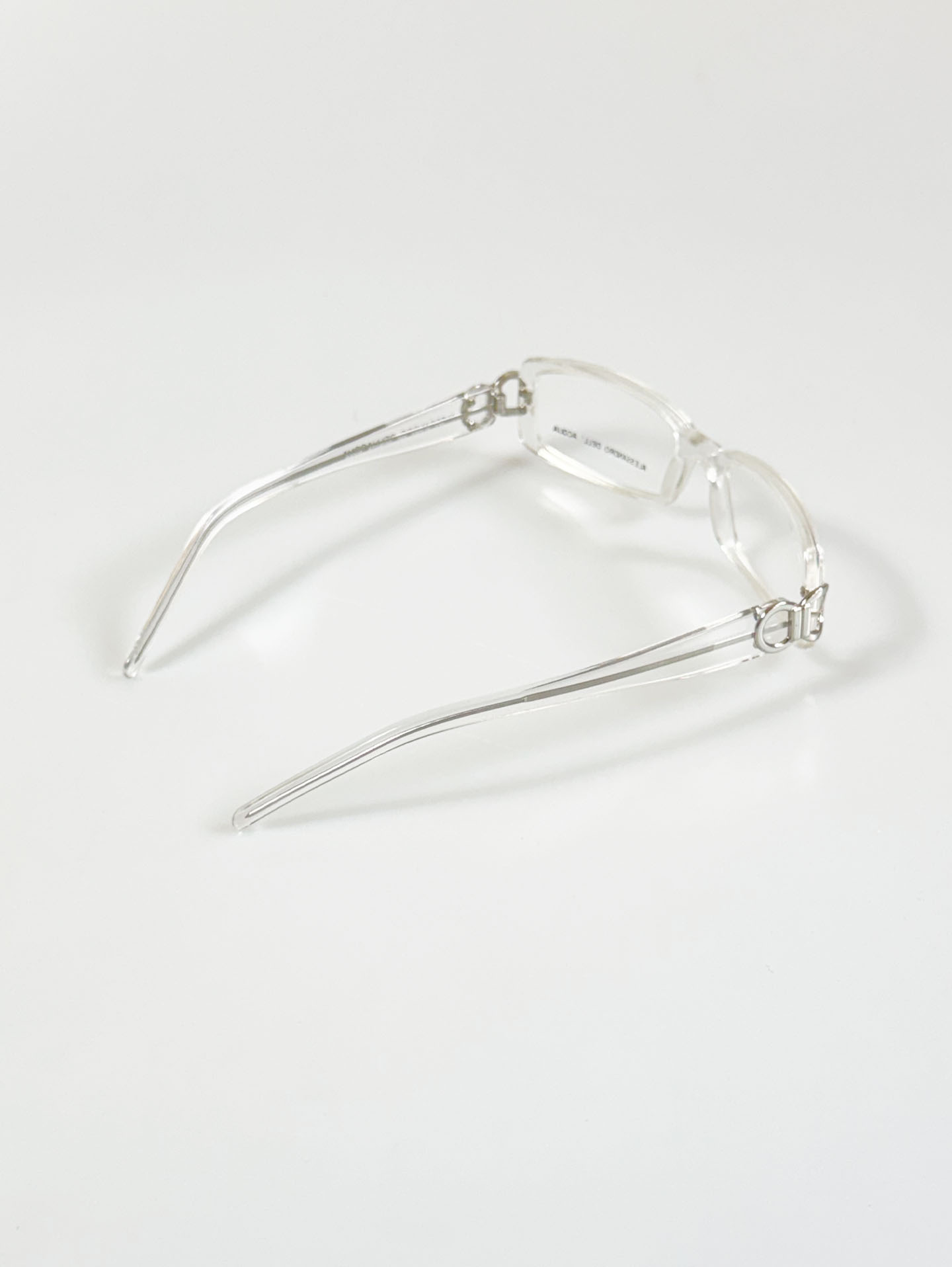 ALESSANDRO DELL'ACQUA Clear Square Horn-Rim Frame Glasses