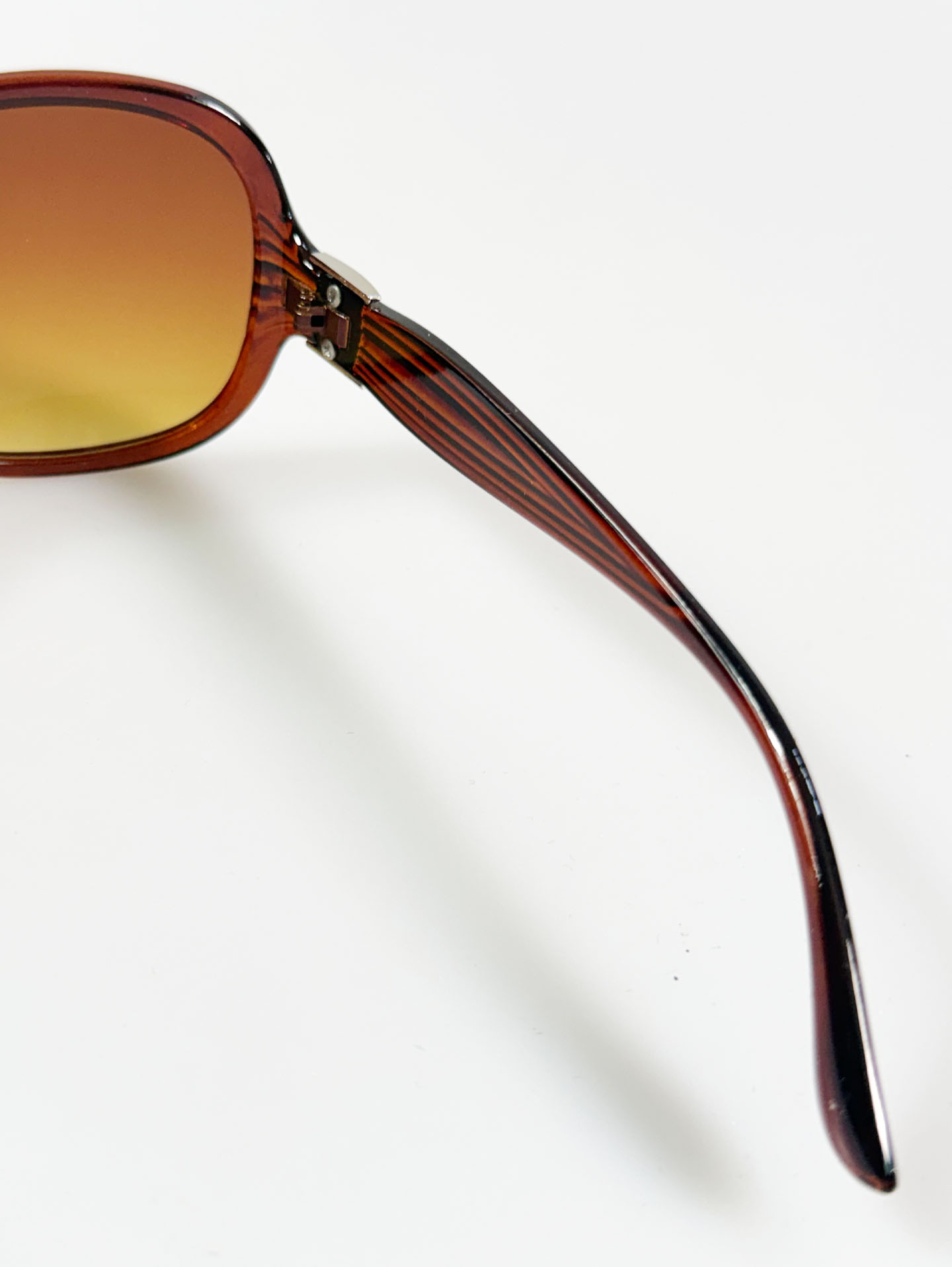 Brown Oversized Bold Oval Tint Sunglasses