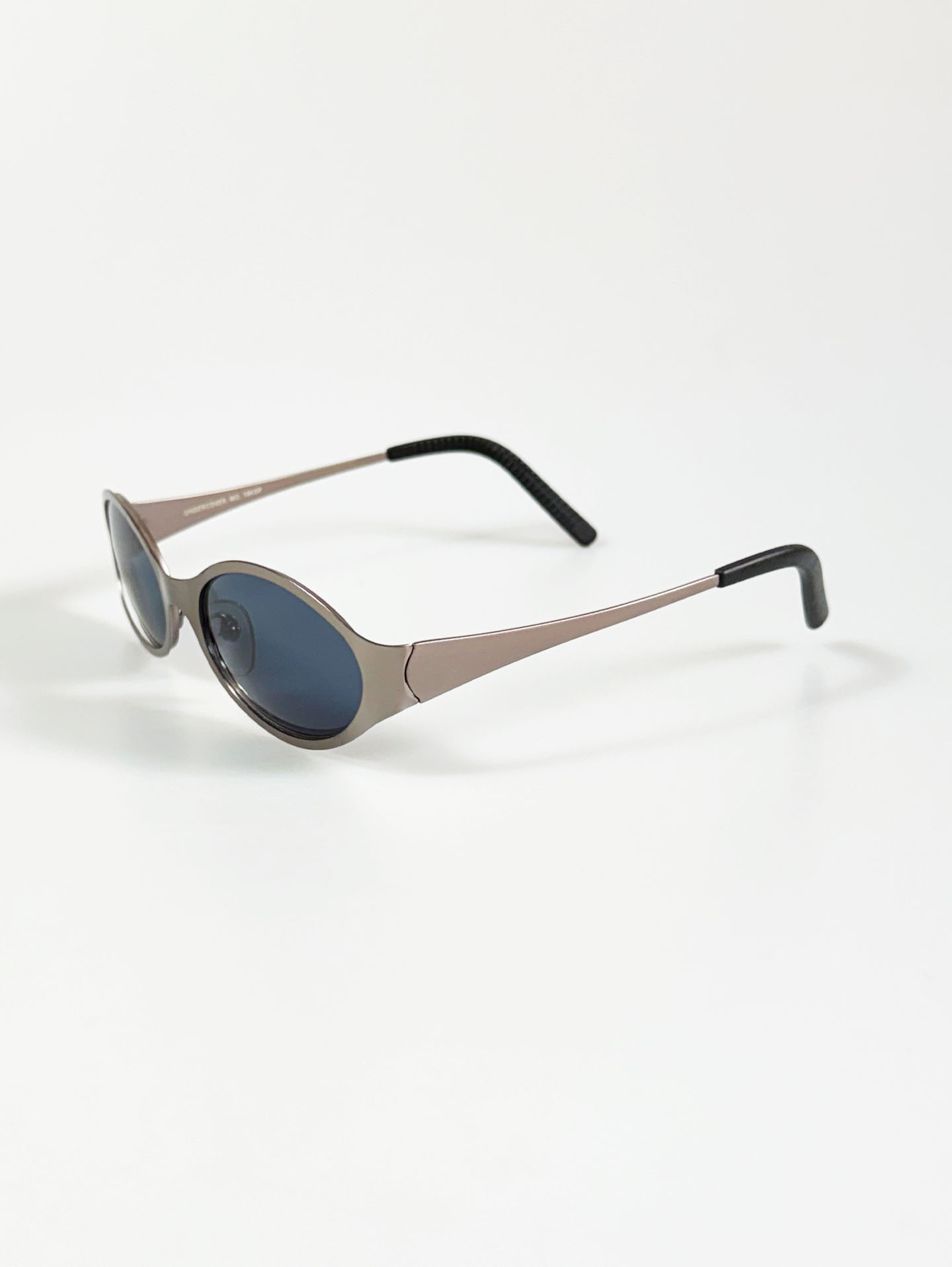 90's UNDERCOVER Silver Metal Slim Oval Sunglasses