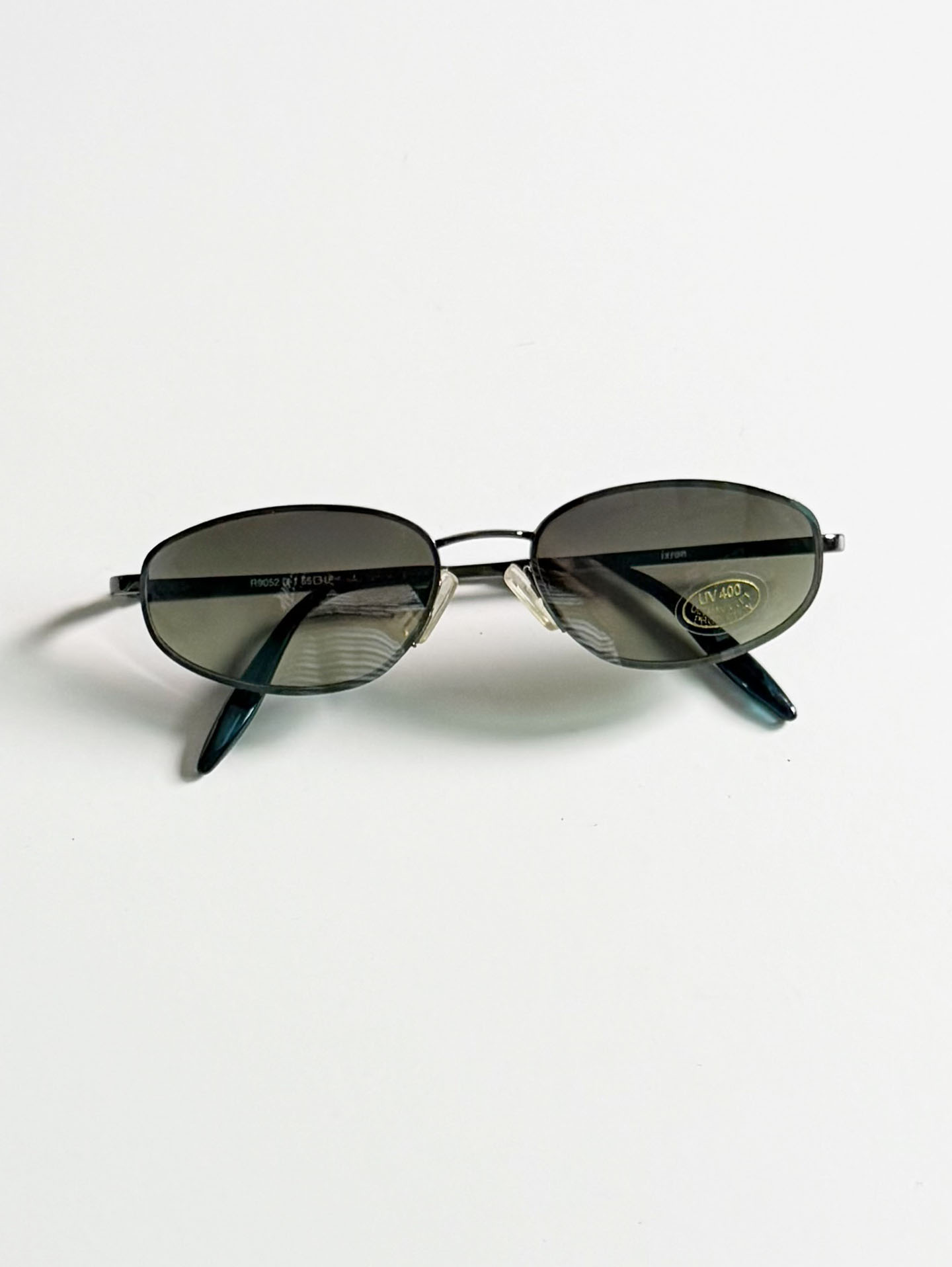 IXRON Rimless Oval Metal Tint Sunglasses