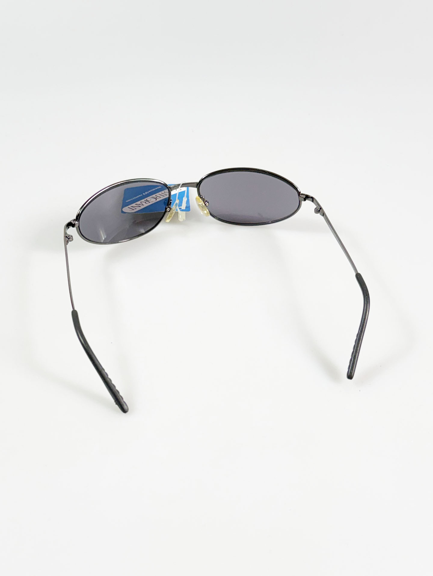 FOSTER GRANT Gunmetal Slim Oval Sunglasses