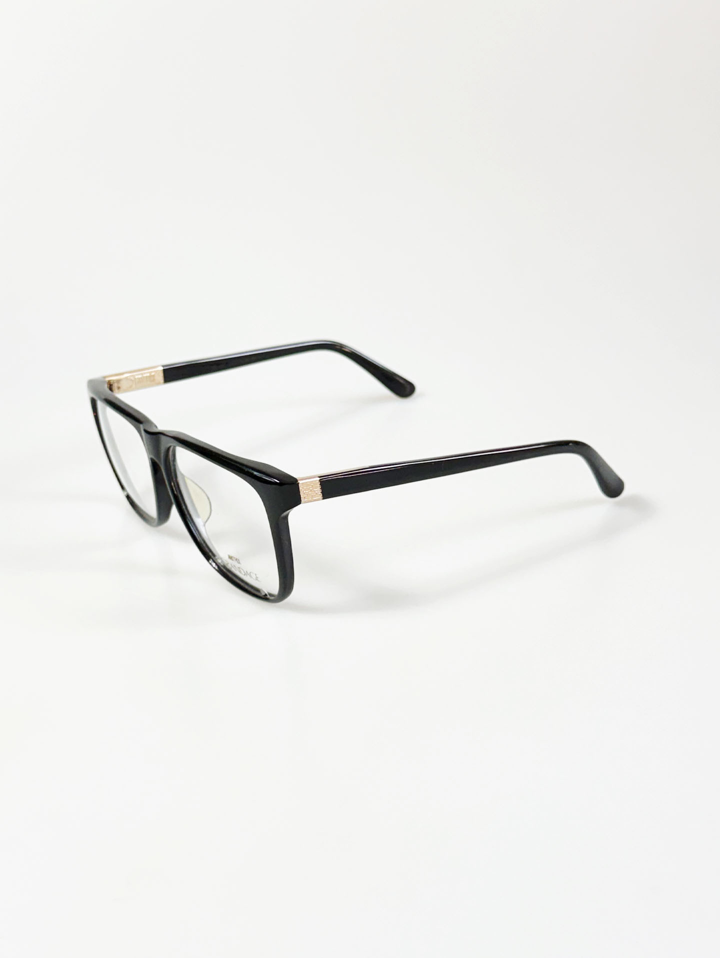 80's MATRIX GRANDAGE Black Oversized Square Frame Glasses