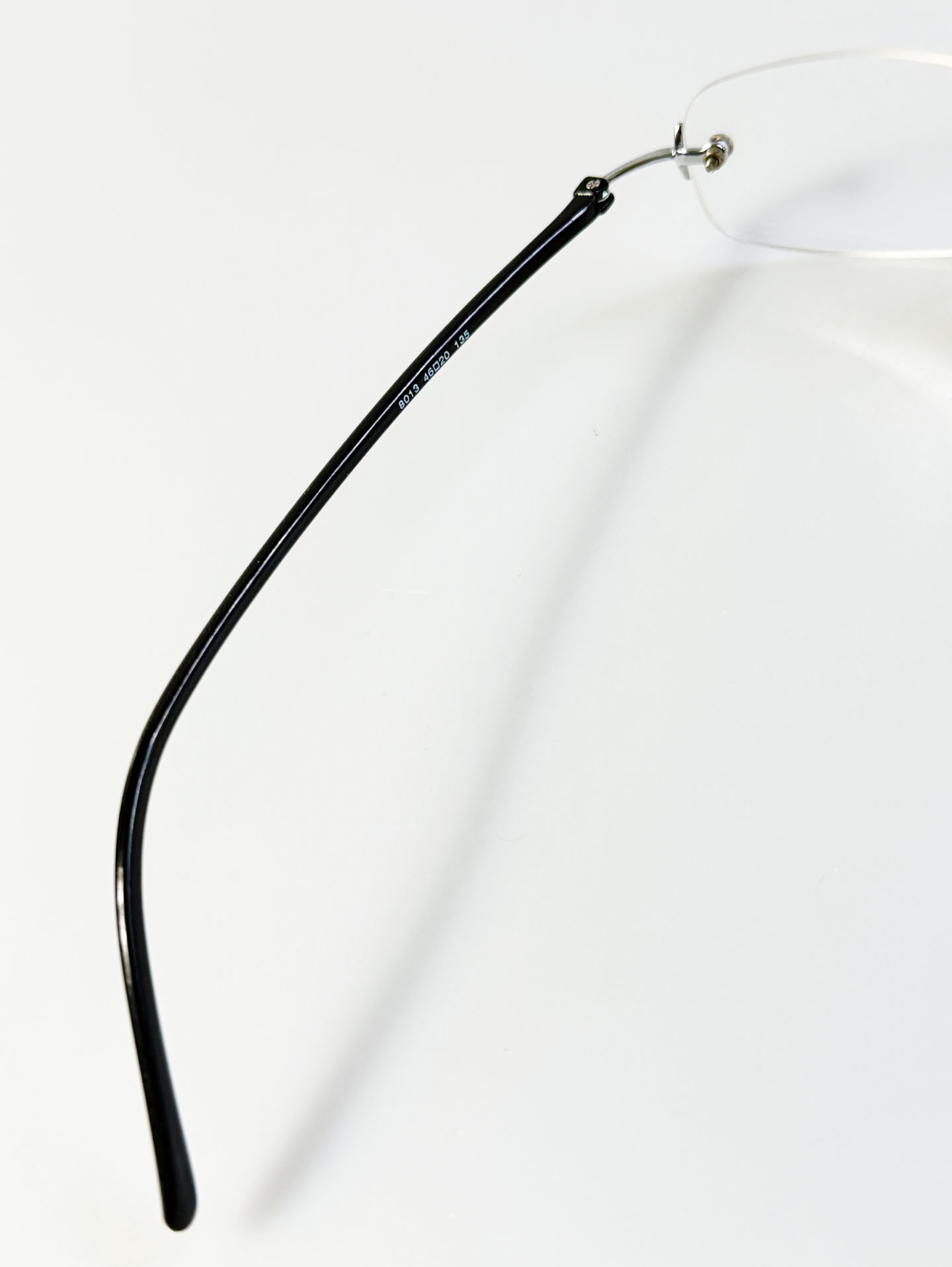 90's FOCUS Rimless Square Metal Frame Glasses