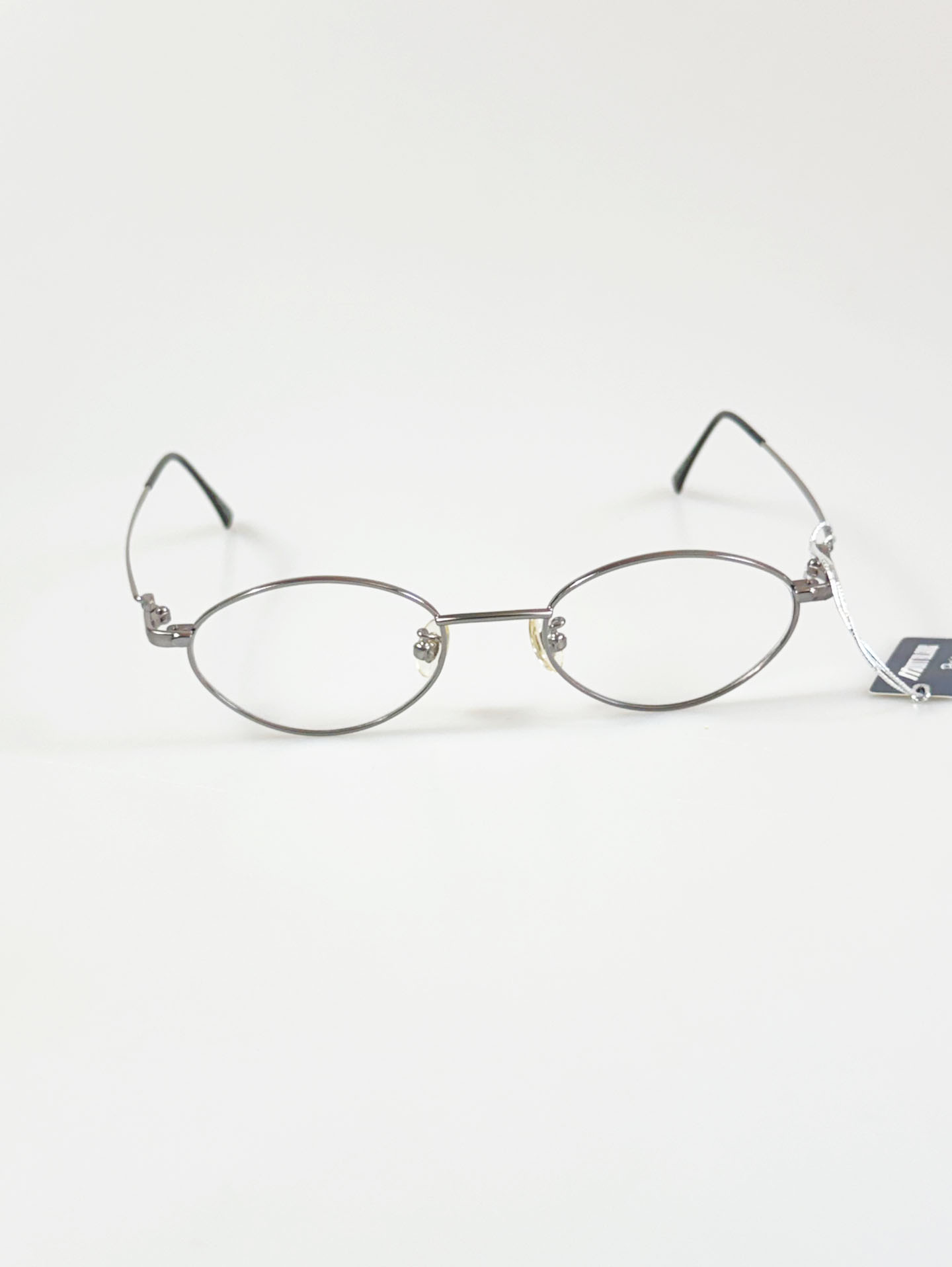 MONT BLANC PARIS Silver Metal Slim Oval Frame Glasses