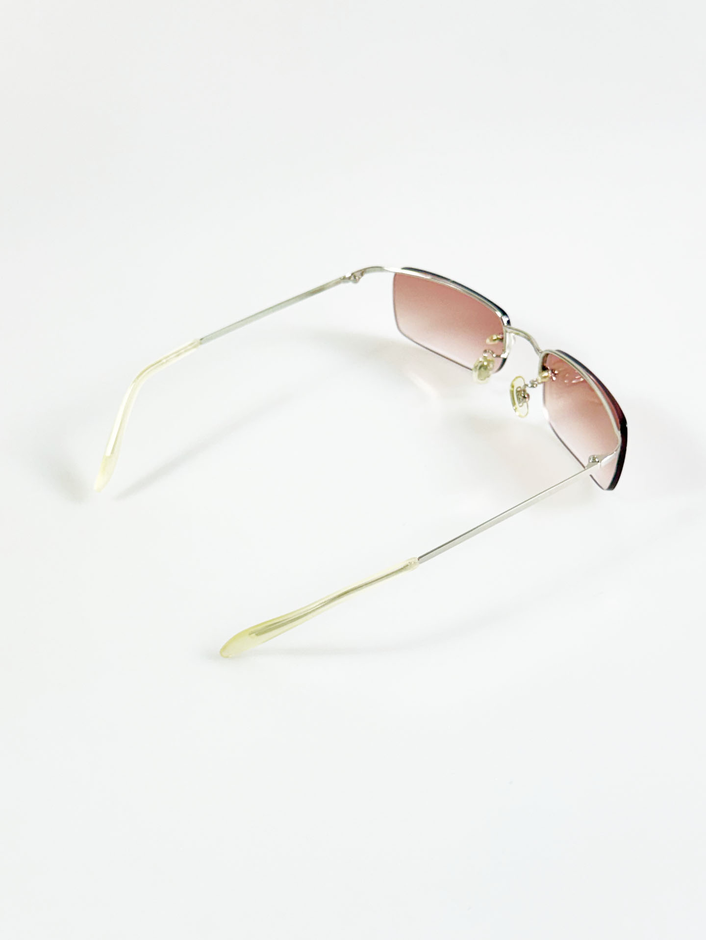CAPRIO Rimless Square Metal Tint Sunglasses