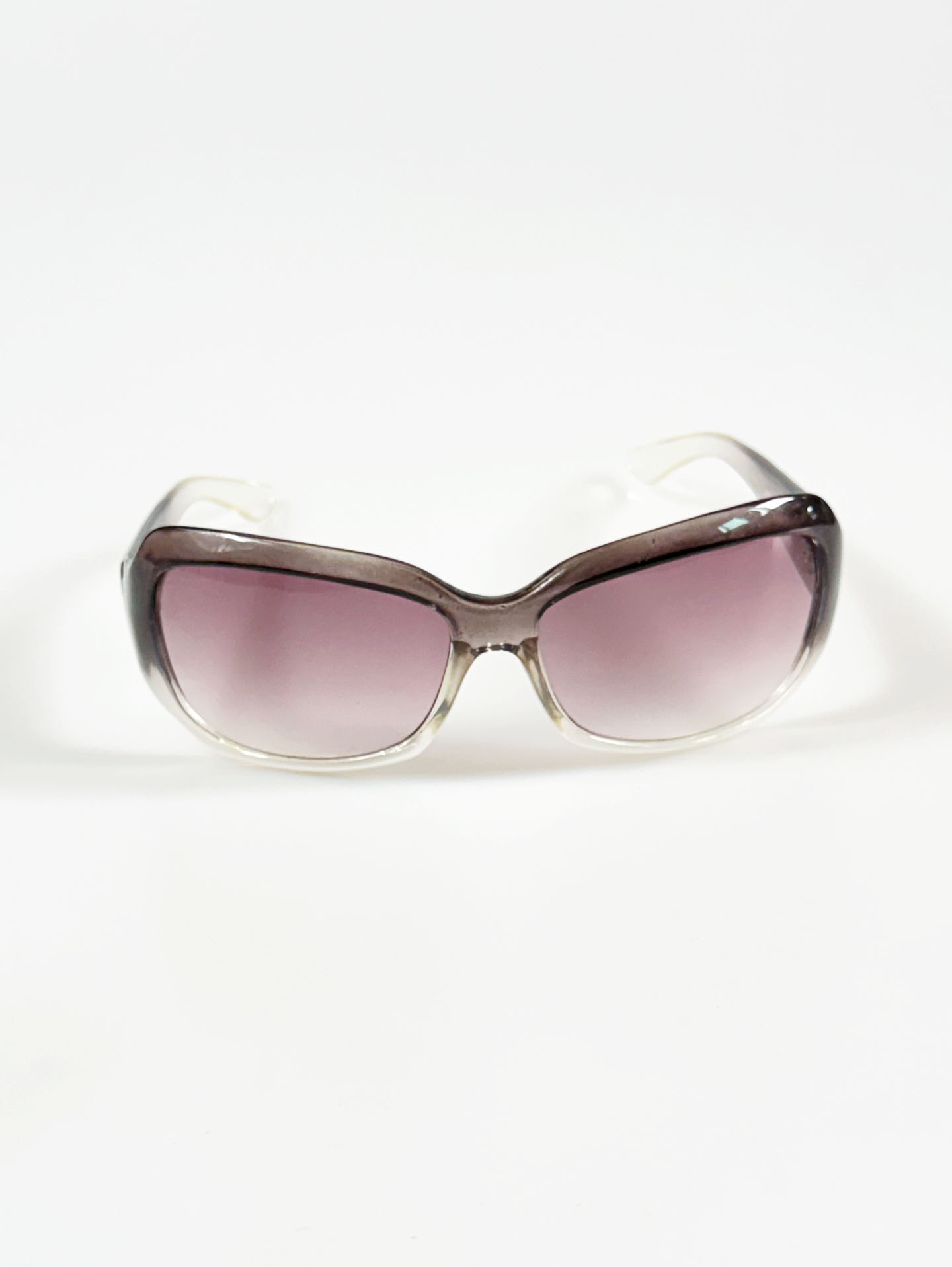 Smoke Gradient Oversized Square Tint Sunglasses