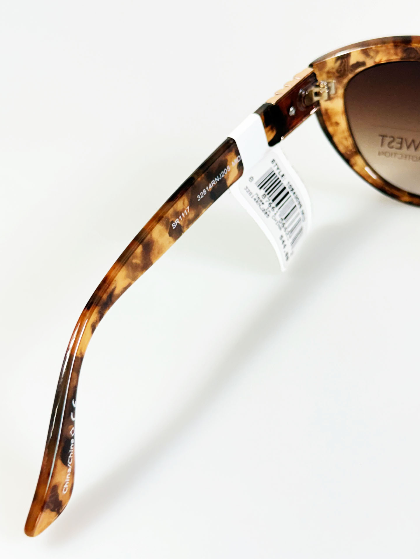 NINE WEST Tortoiseshell Cat-Eye Tint Sunglasses
