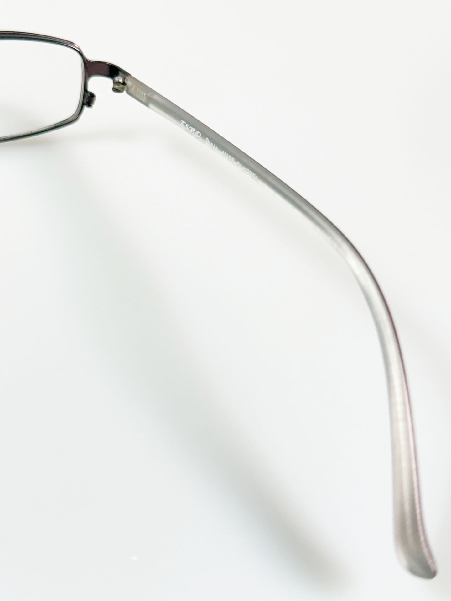 ESRO Brown Slim Square Metal Frame Glasses