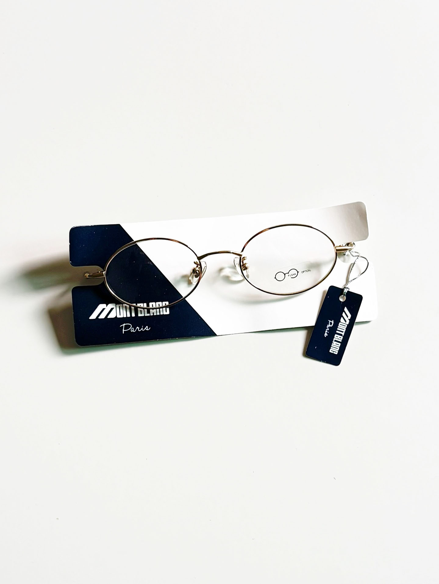MONTBLANC Paris Slim Gold Oval Metal Frame Glasses
