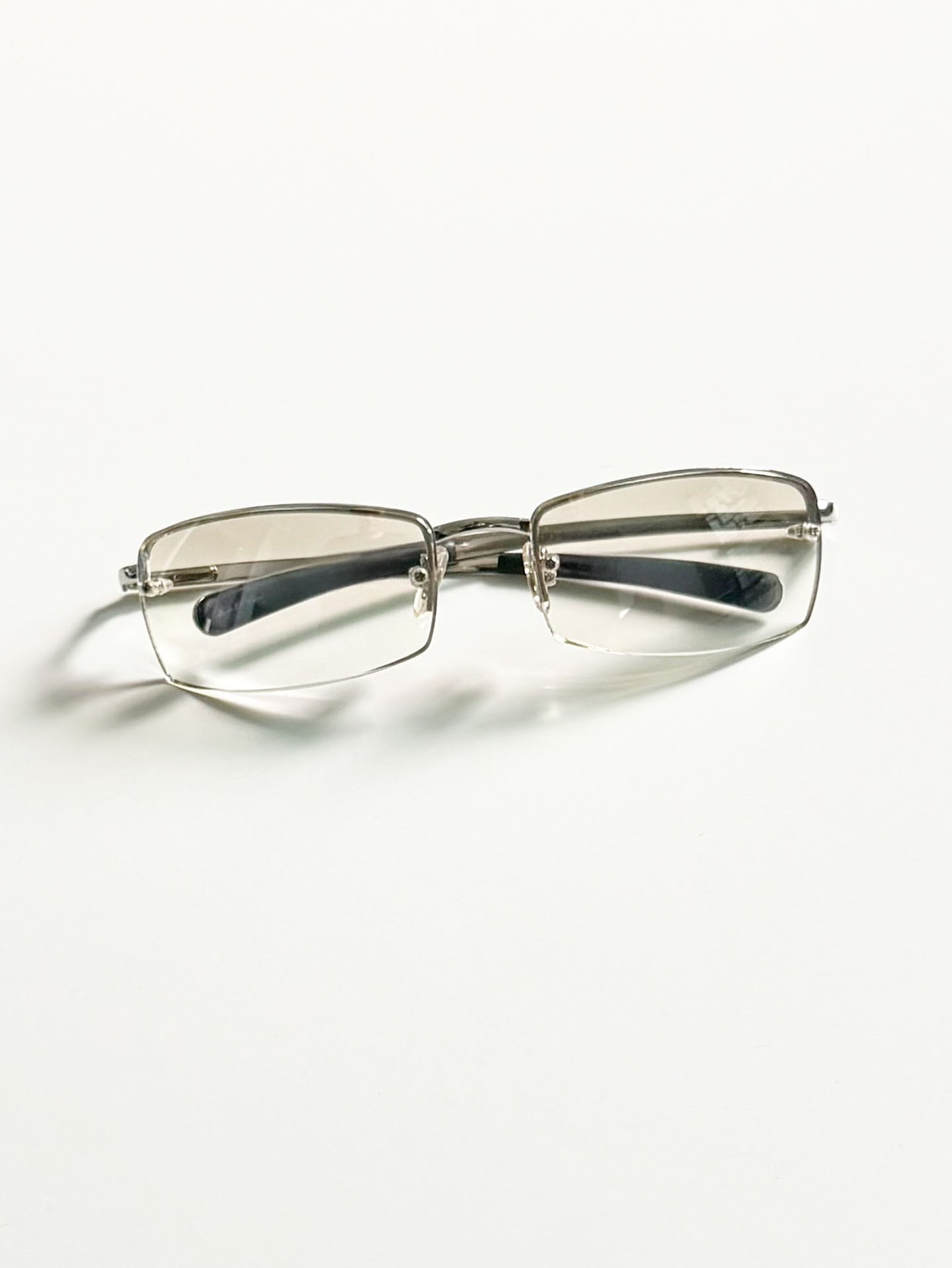 CAPRIO Rimless Square Metal Tint Sunglasses